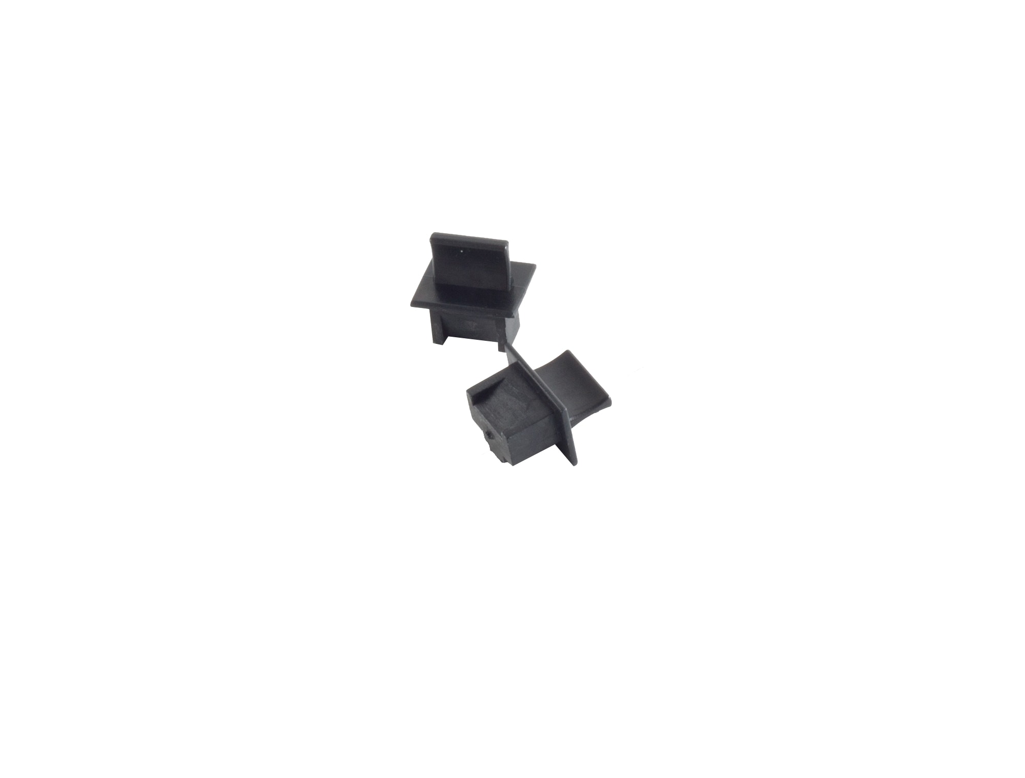RJ45 støvdeksel/blankingsplugg PU 100, svart