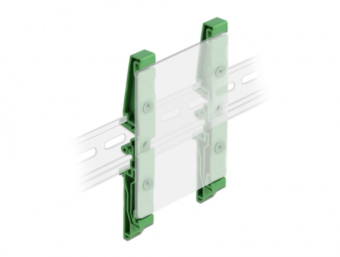 Delock DIN-skinneklemme for kretskort 115 mm 4 stk