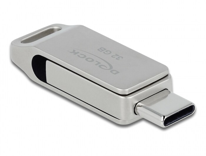 Delock USB 3.2 Gen 1 USB-C Type-A-minnepinne 32 GB - metallhus