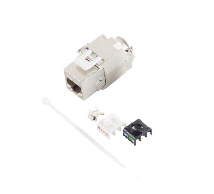 helos Cat.6a Keystone-modul 22-26 AWG 15,45 mm bred uten verktøy