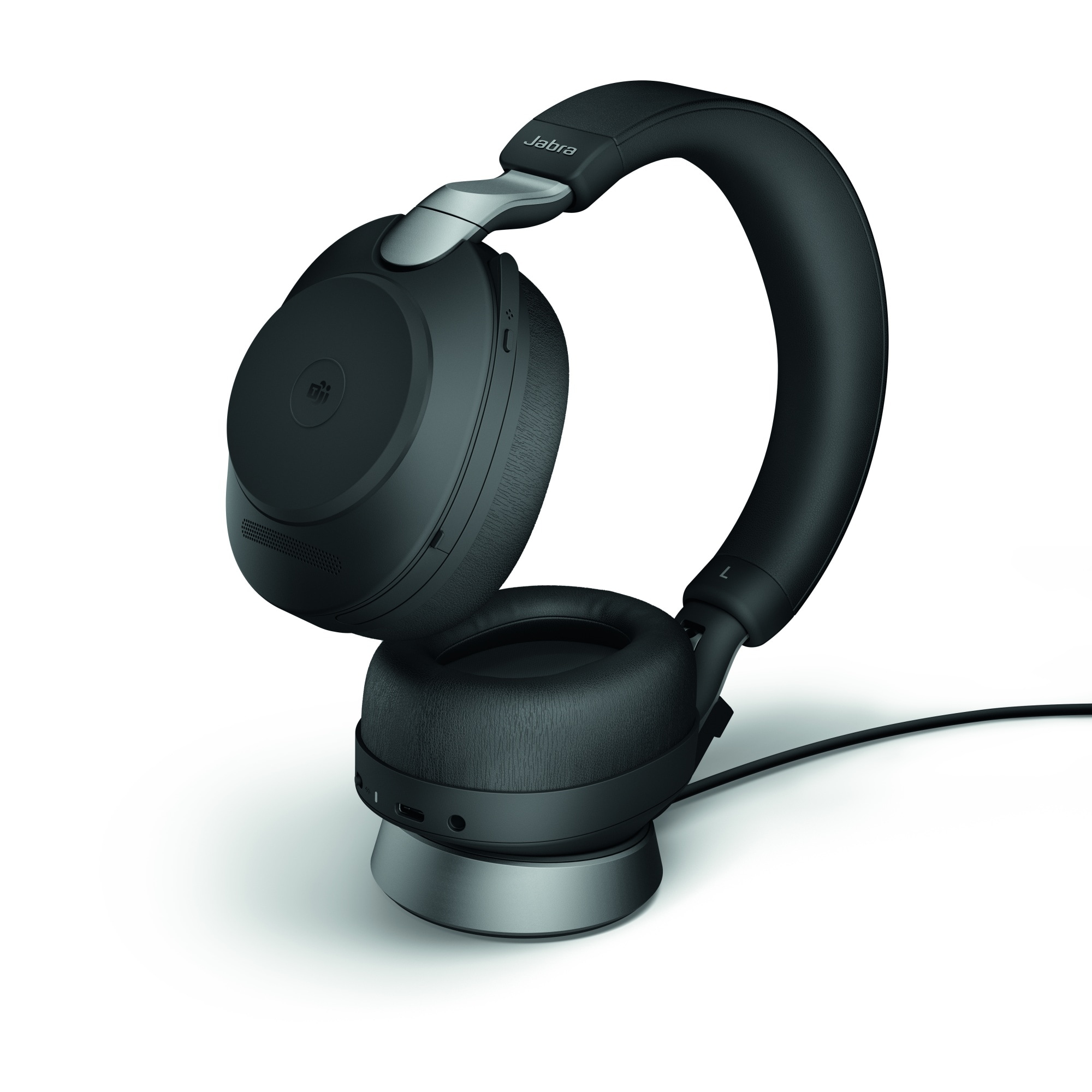 Jabra Evolve2 85 MS Stereo USB-C svart med ladestasjon