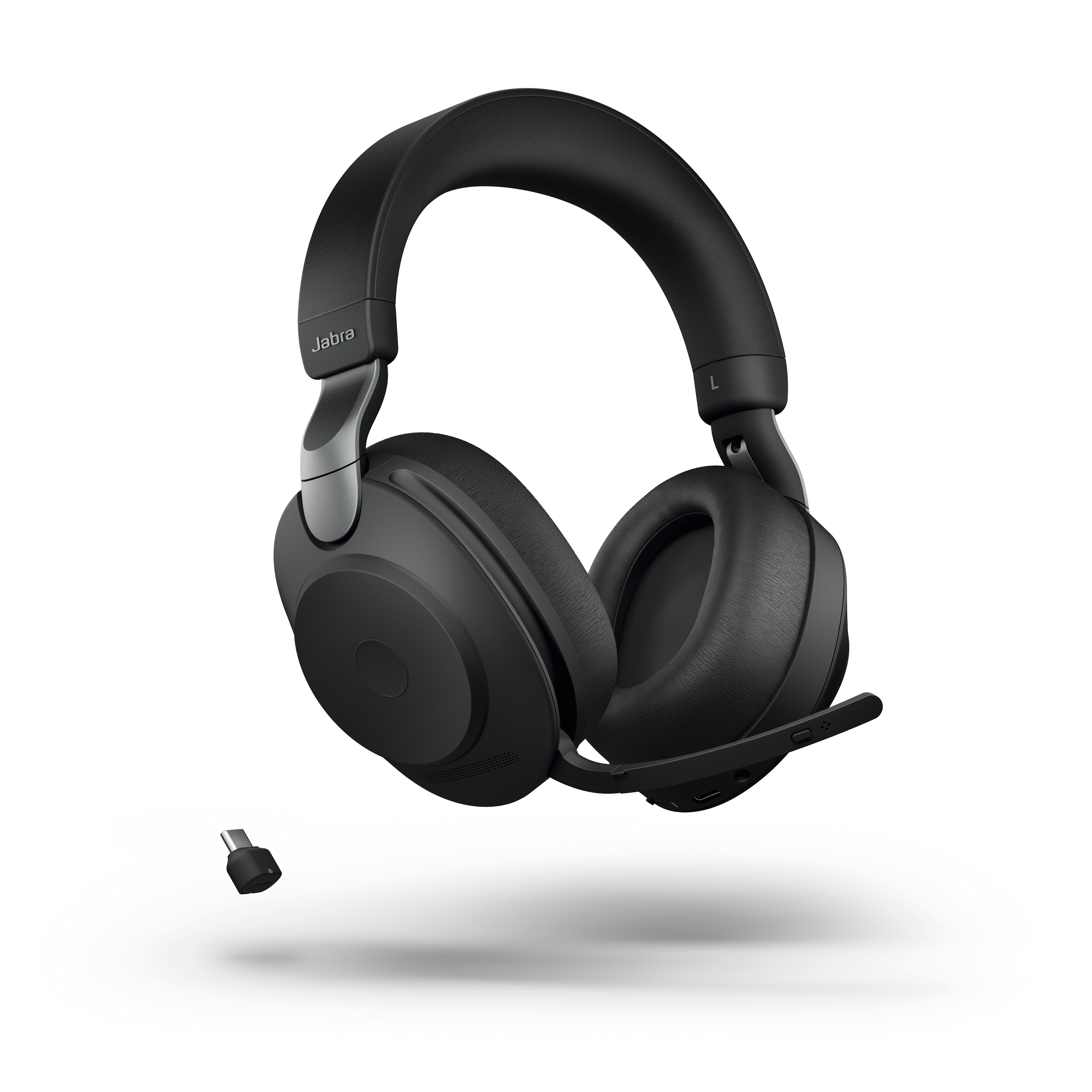 Jabra Evolve2 85 MS Stereo USB-C Svart med ladestasjon