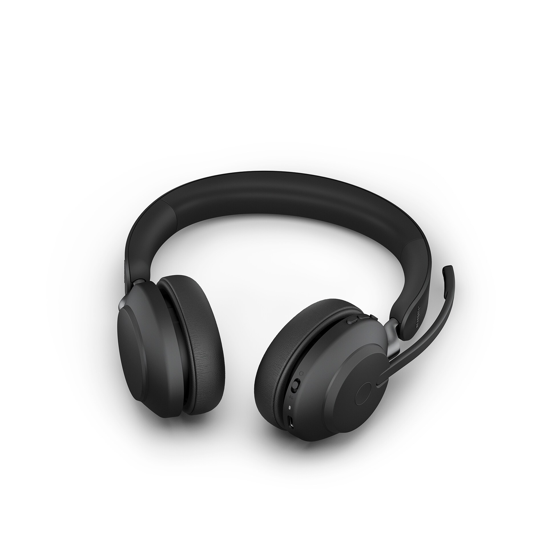 Jabra Evolve2 65 UC Stereo USB-C Svart med ladestasjon