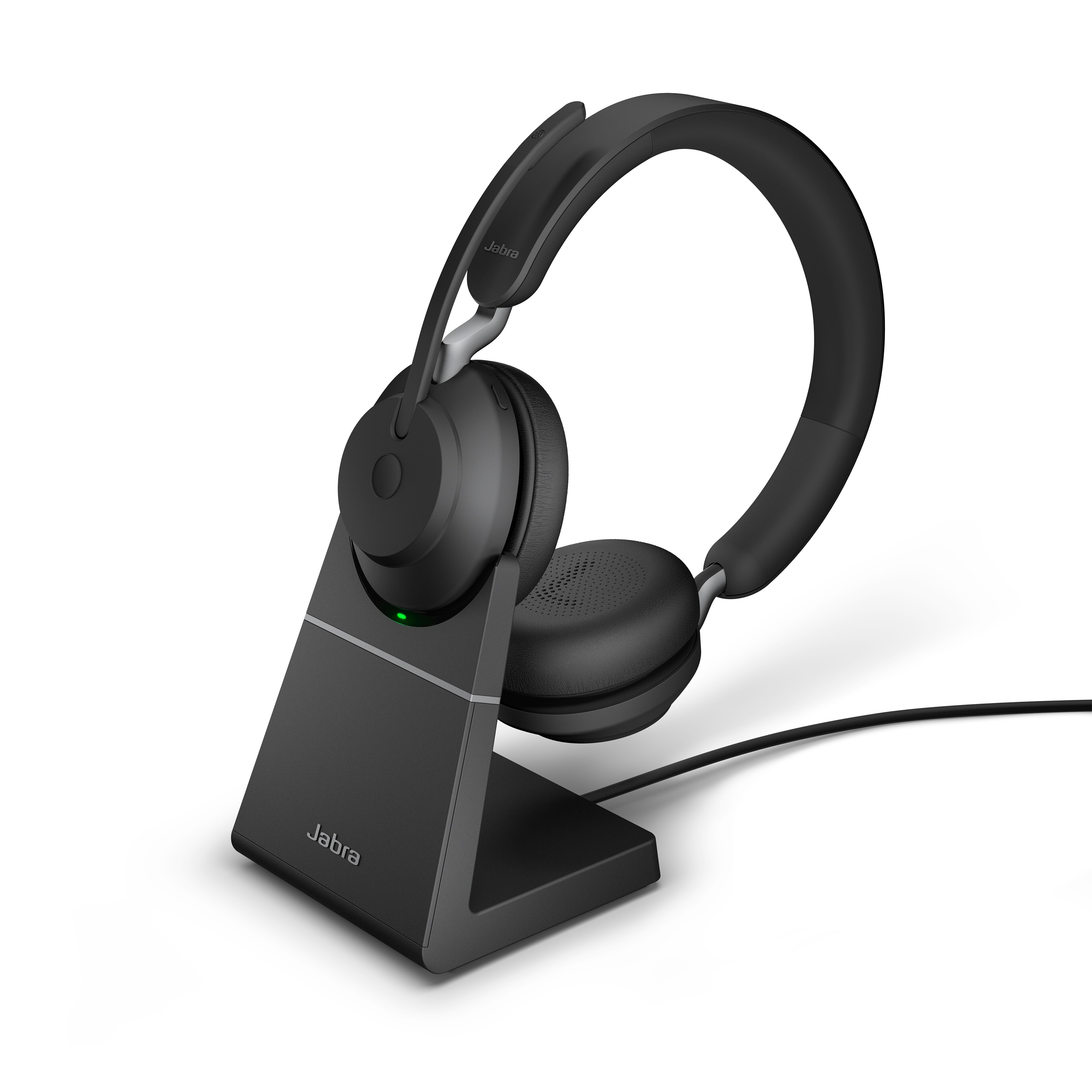 Jabra Evolve2 65 UC Stereo USB-A med ladestasjon