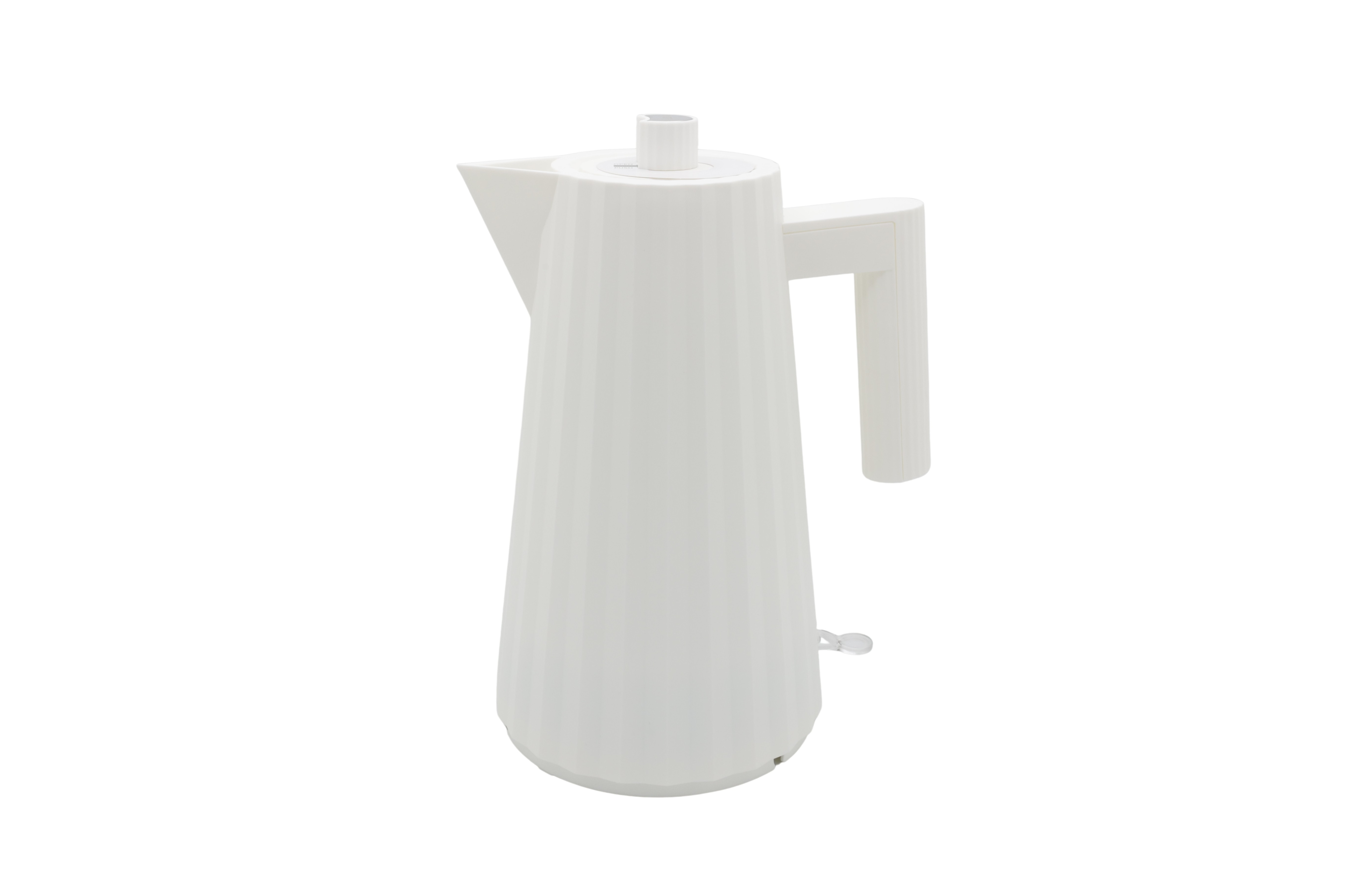 Alessi MDL06 W Plissé vannkoker hvit, EU-kontakt