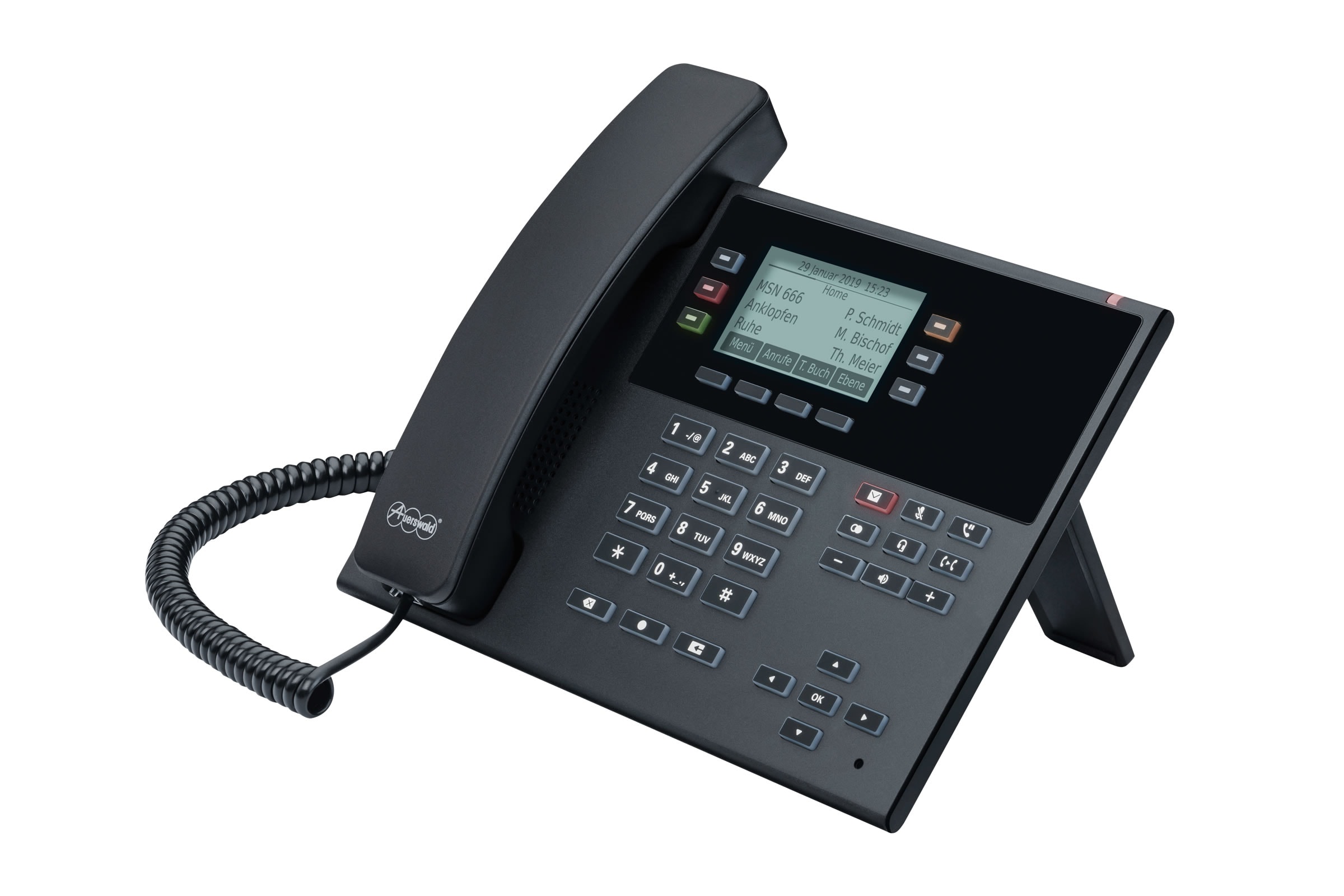 Auerswald COMfortel D-210 SIP-telefon, med mulighet for utvidelse