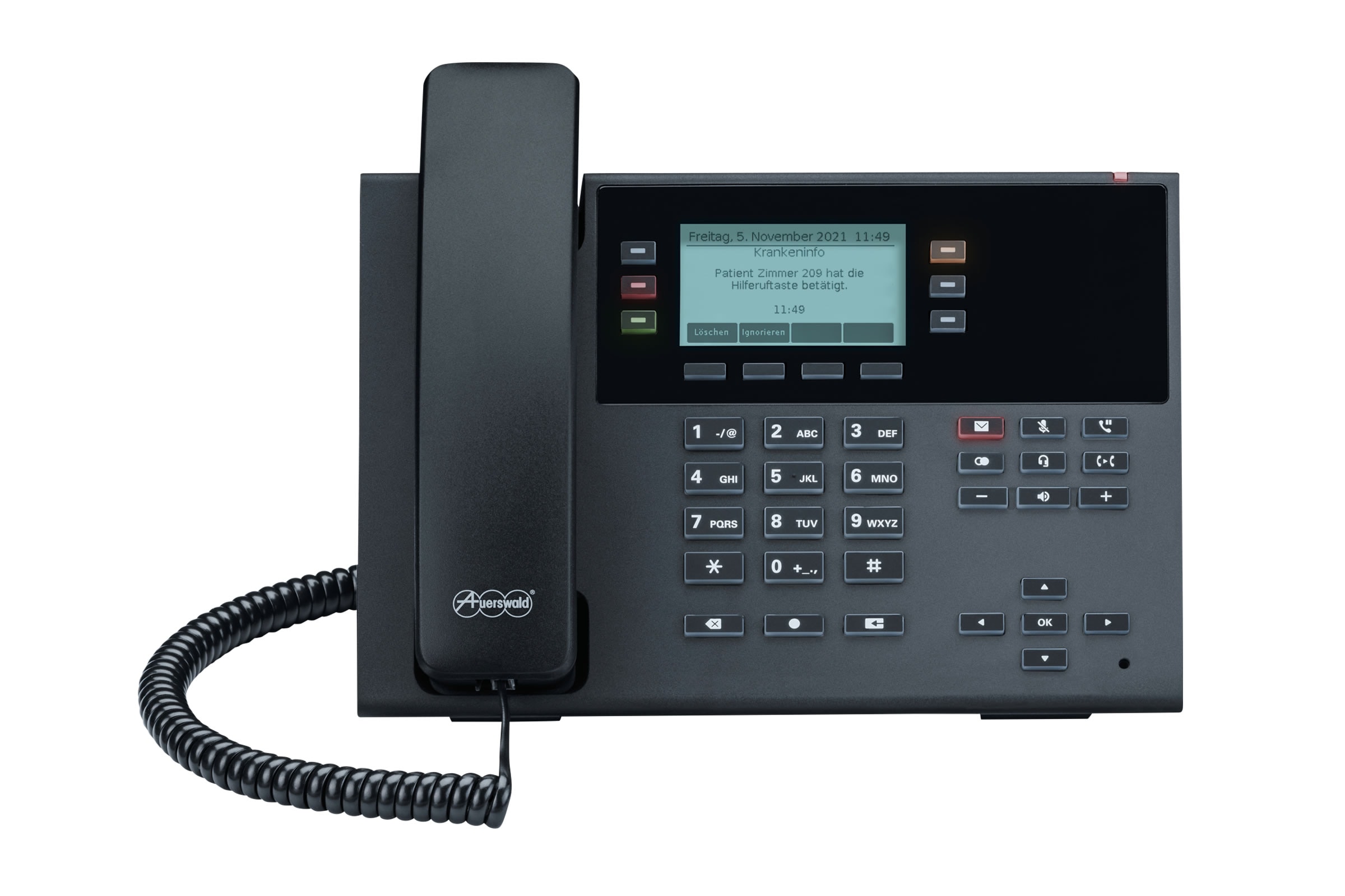 Auerswald COMfortel D-210 SIP-telefon, med mulighet for utvidelse