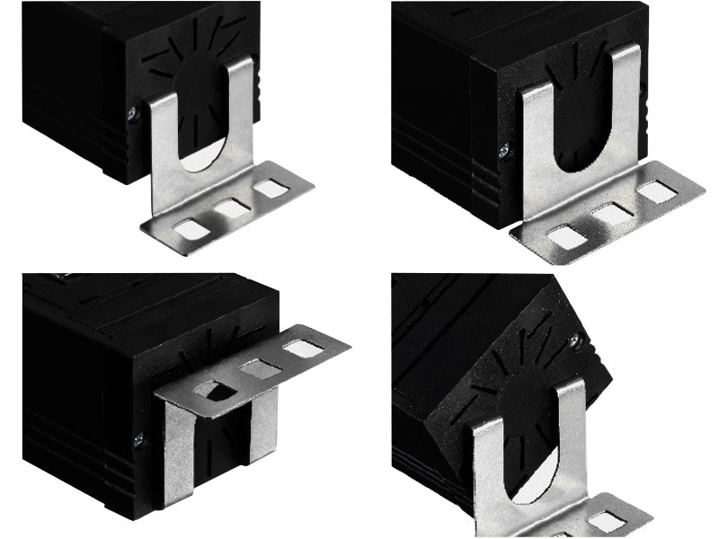 Bachmann stikkontaktlist CONNECT LINE 6-veis, svart, 2,0 m, uten bryter