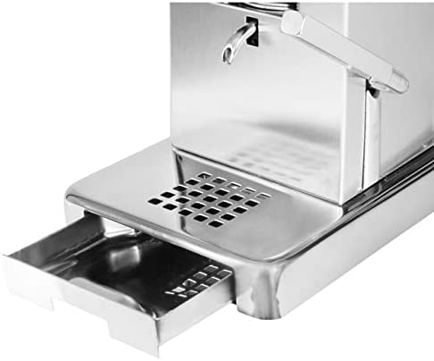 La Piccola espressomaskin for ESE-kapsler Piccola Satinata i rustfritt stål