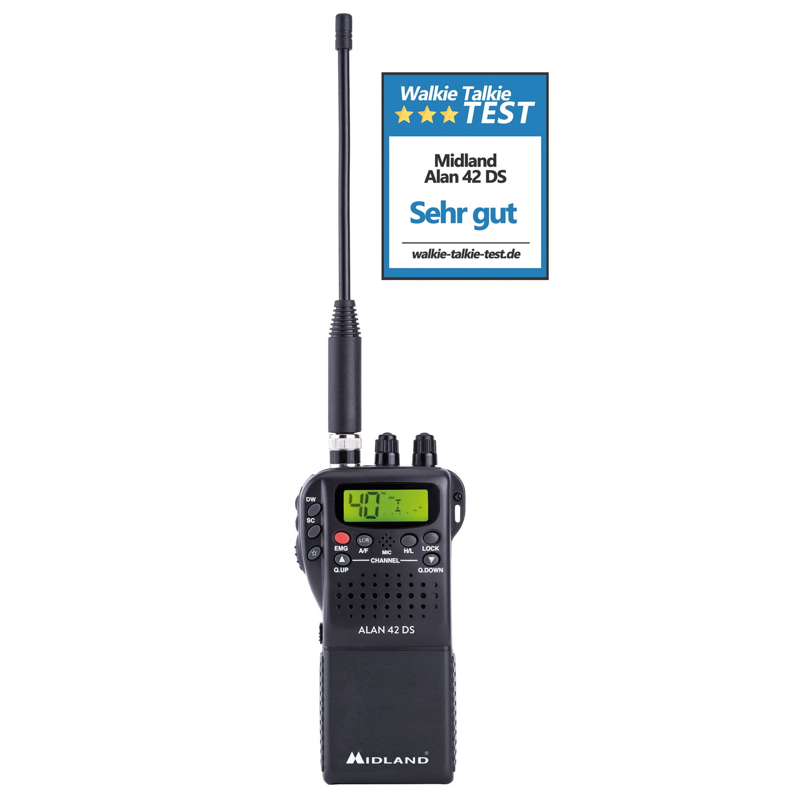 Midland Alan 42 DS, CB-radio håndsett