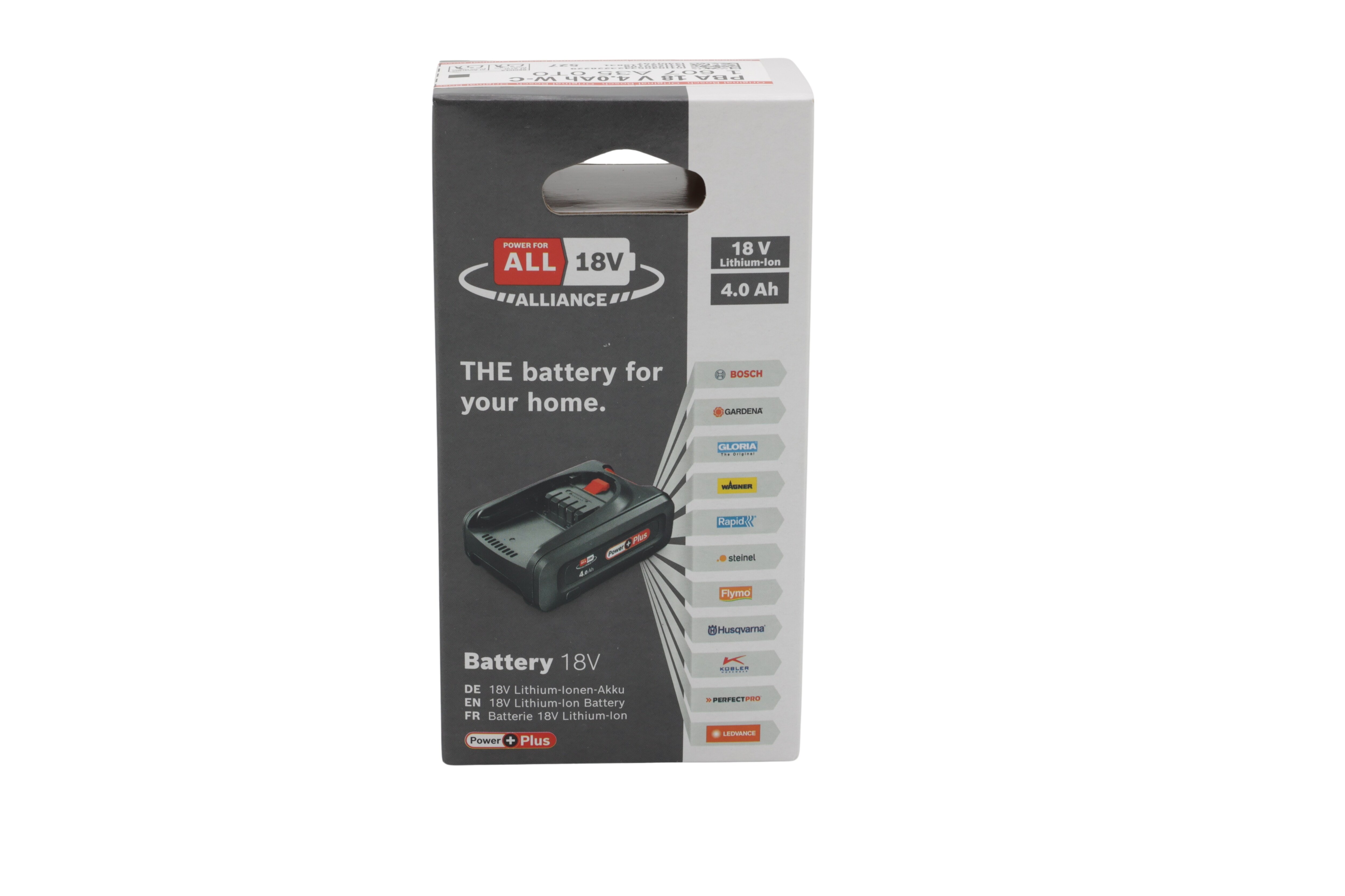 Bosch 1607A350T0 Oppladbart batteri for hus og hage 18V 4,0 Ah PowerPlus 1 oppladbart batteri 18V