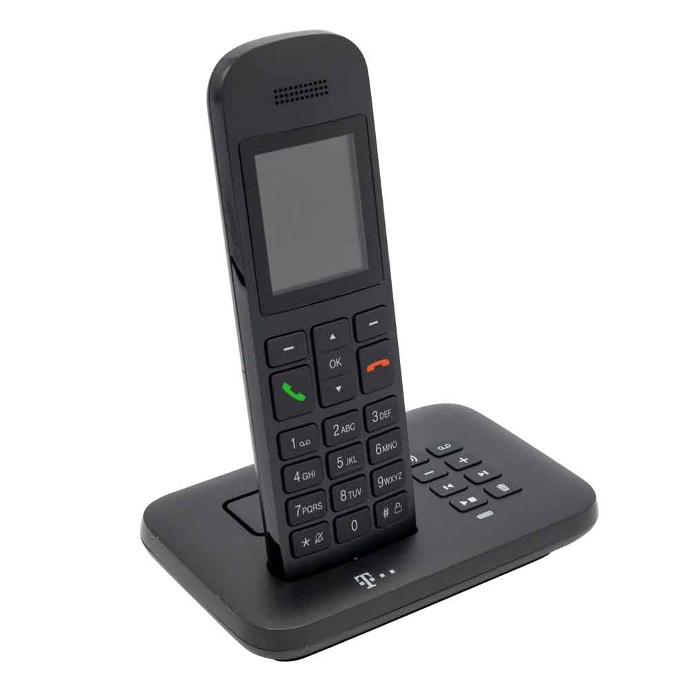 Telekom Sinus A12 trådløs telefon med telefonsvarer - svart