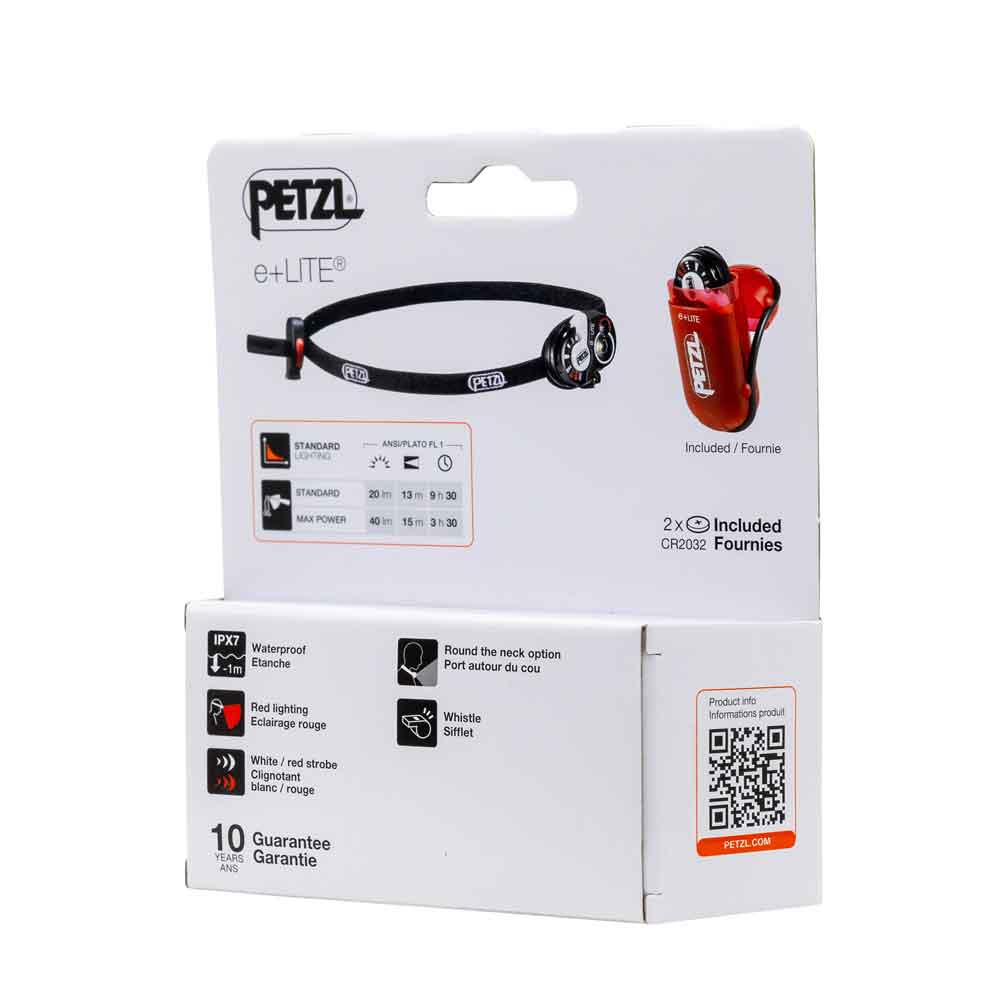 Petzl E02 P4 ELite Hvit/Svart