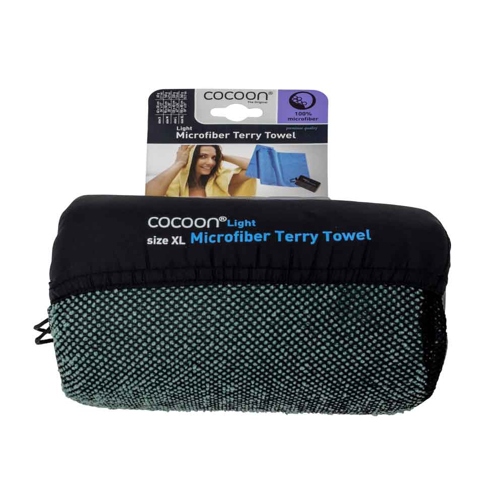 Cocoon Microfiber Frottéhåndkle Light 150x80cm bambusgrønn