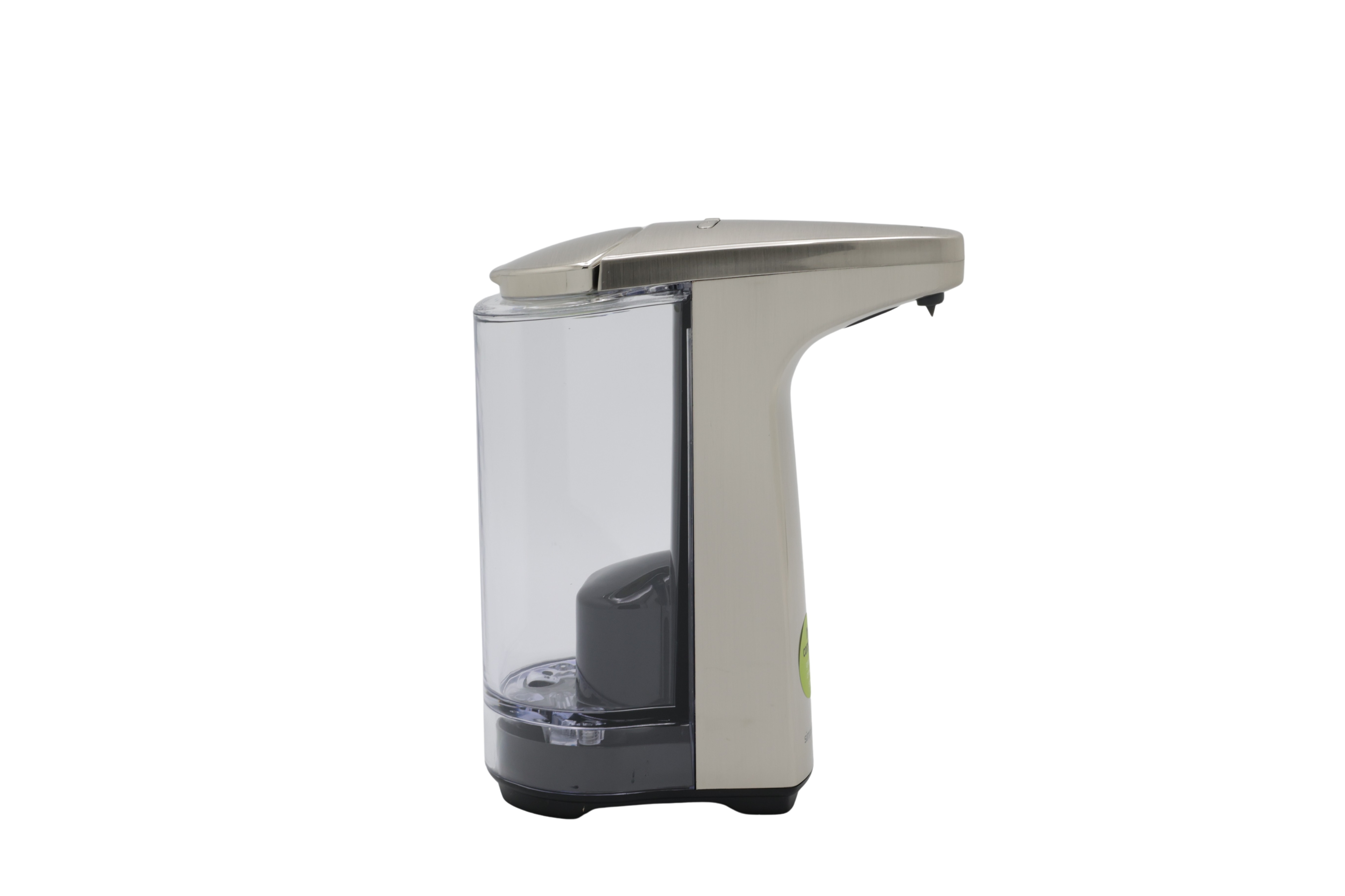 simplehuman batteridrevet sensordispenser, børstet nikkel