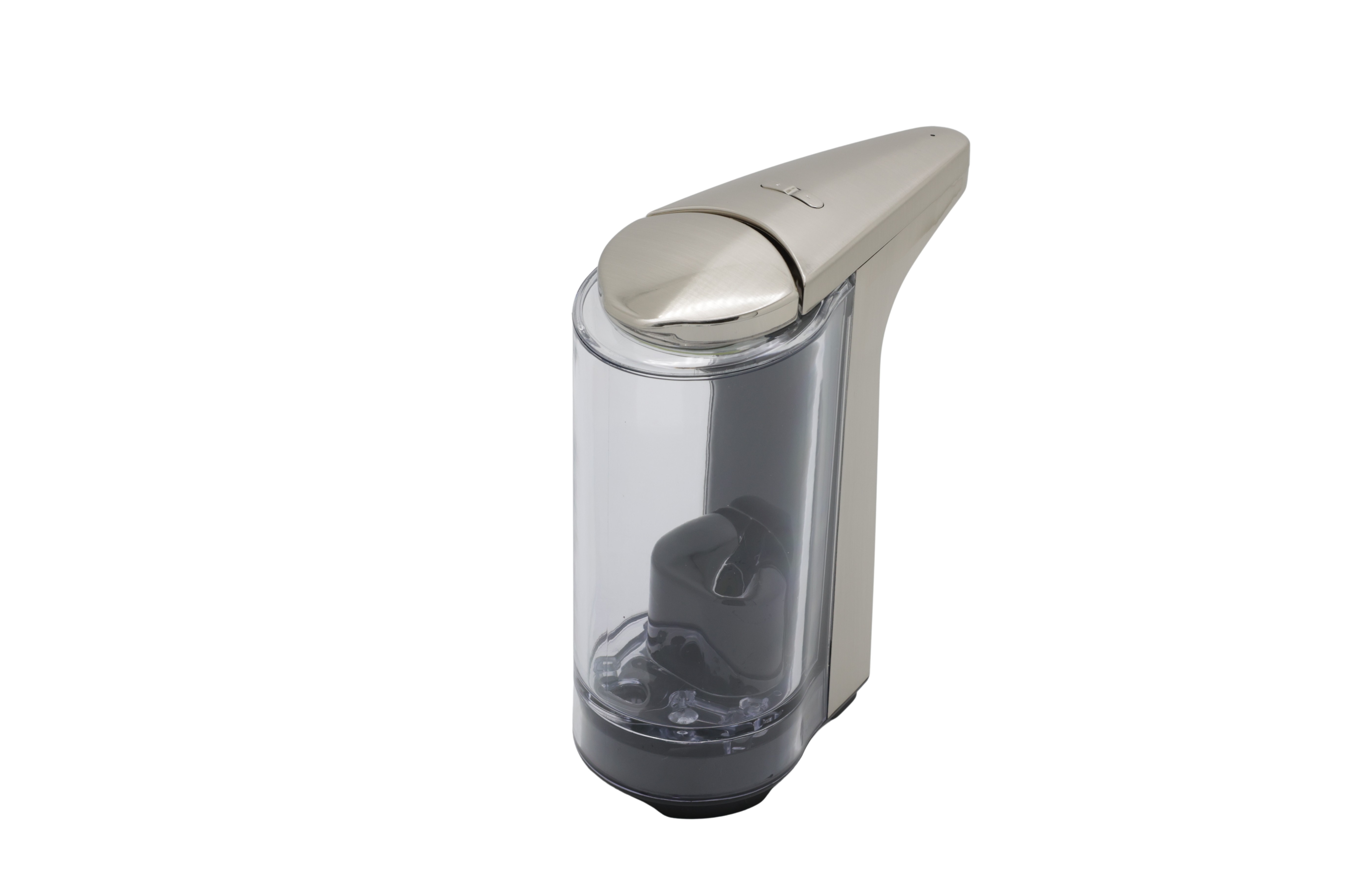 simplehuman batteridrevet sensordispenser, børstet nikkel