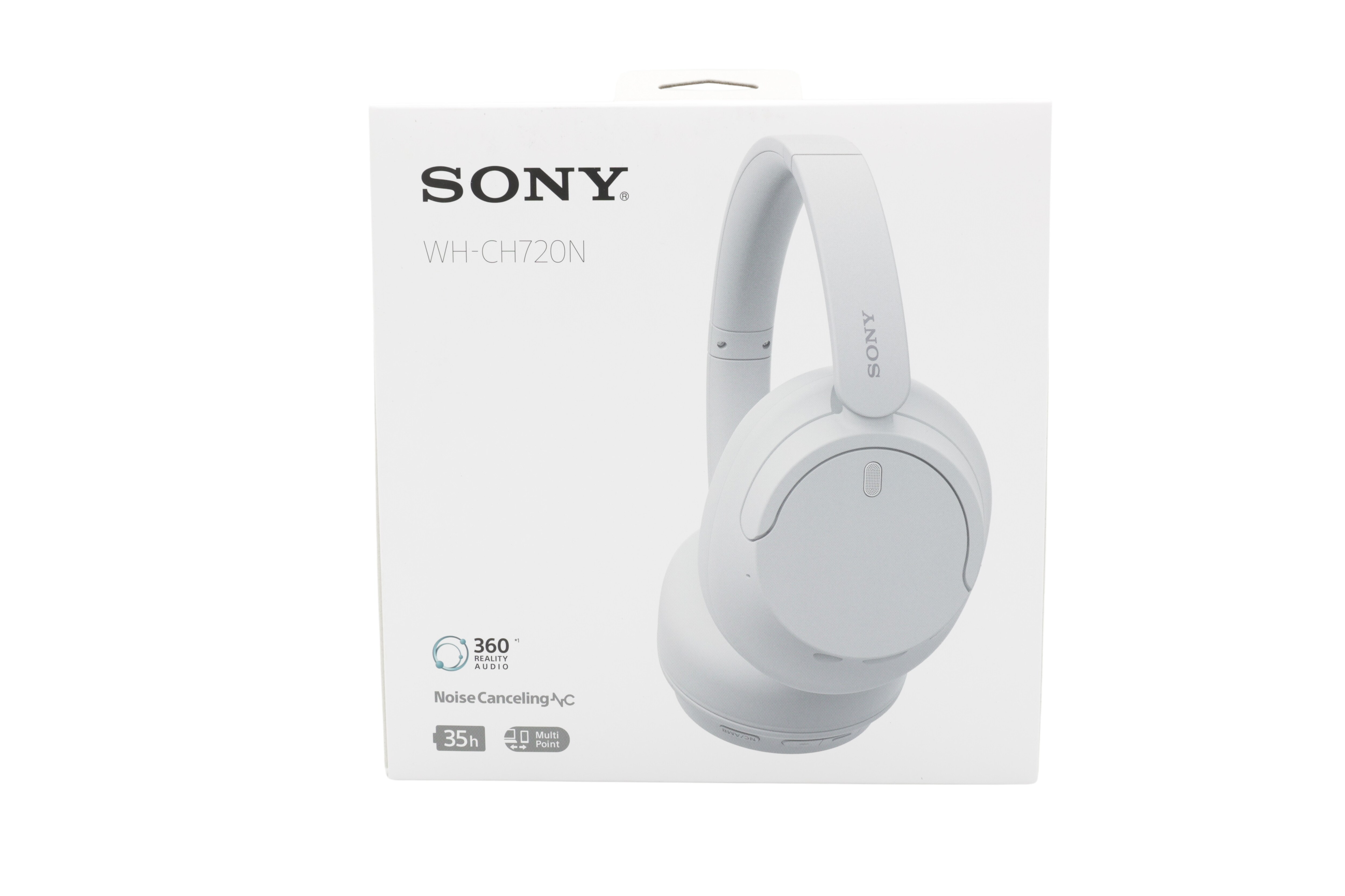 Sony WH-CH720NW NC Bluetooth trådløse hodetelefoner, hvite