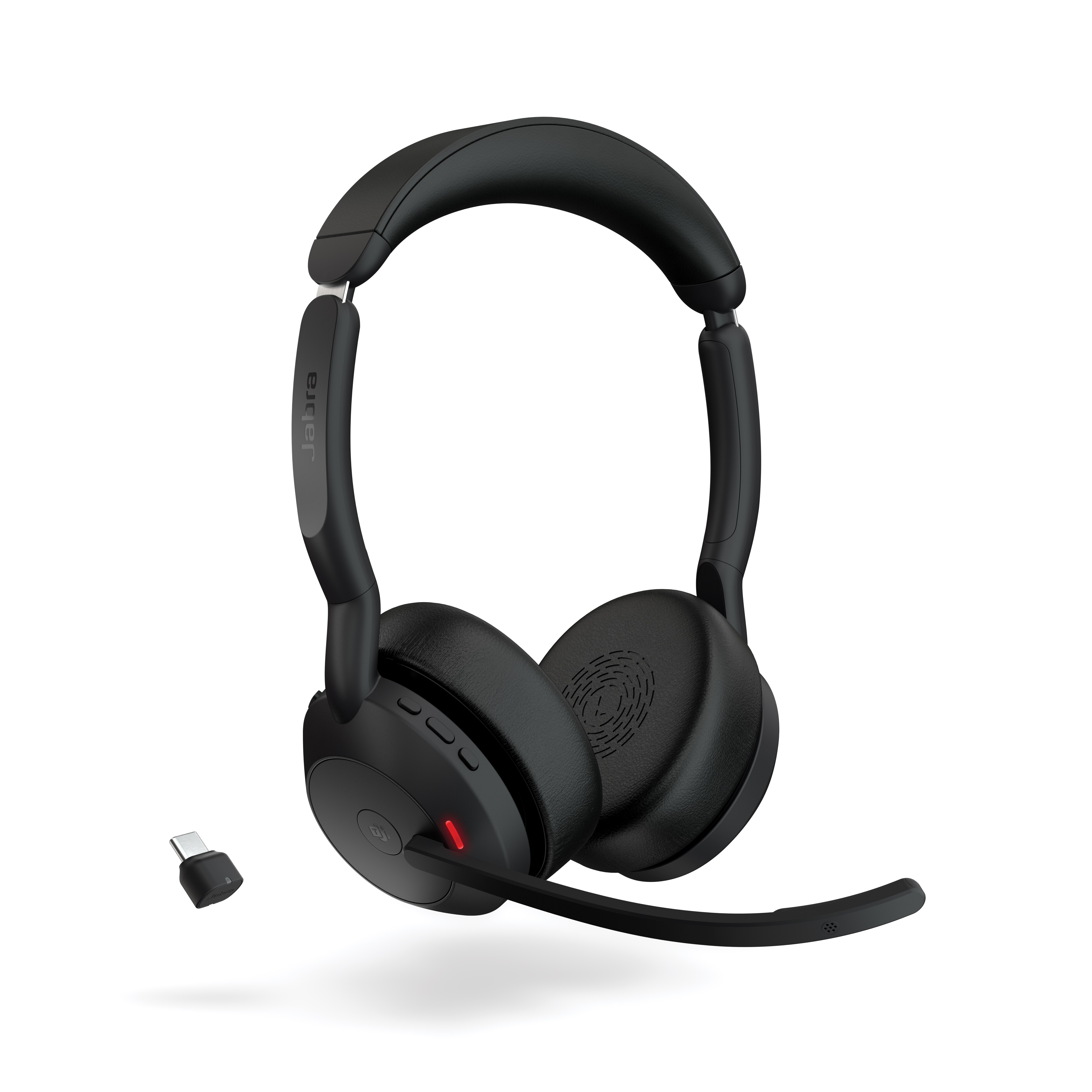Jabra Evolve2 55 UC Stereo med Link380c–390c