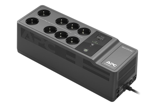 APC Back-UPS 850 VA, 230 V, USB Type-C og Type-A-ladekontakt