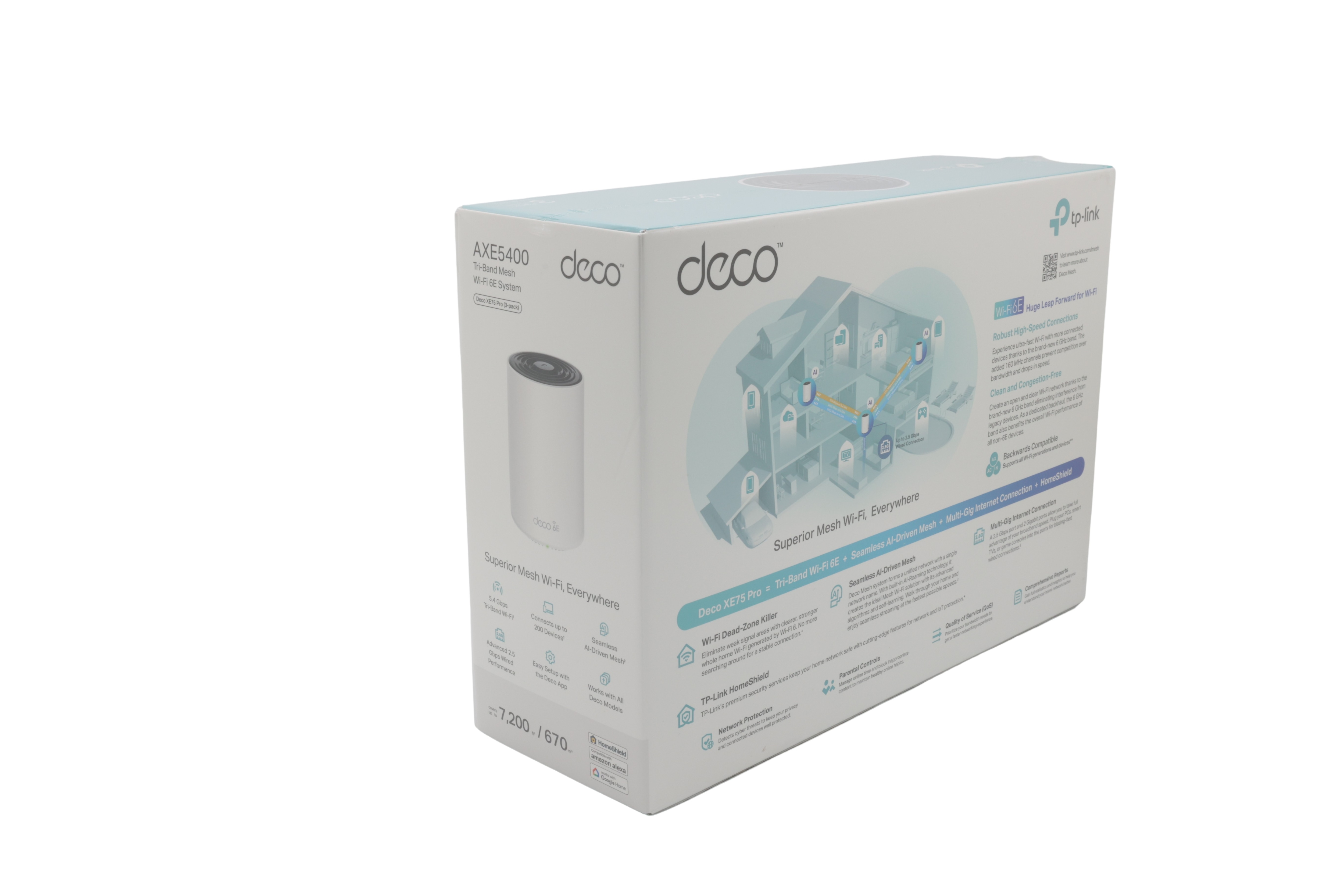 TP-Link Deco XE75 Pro 3-pakning Mesh