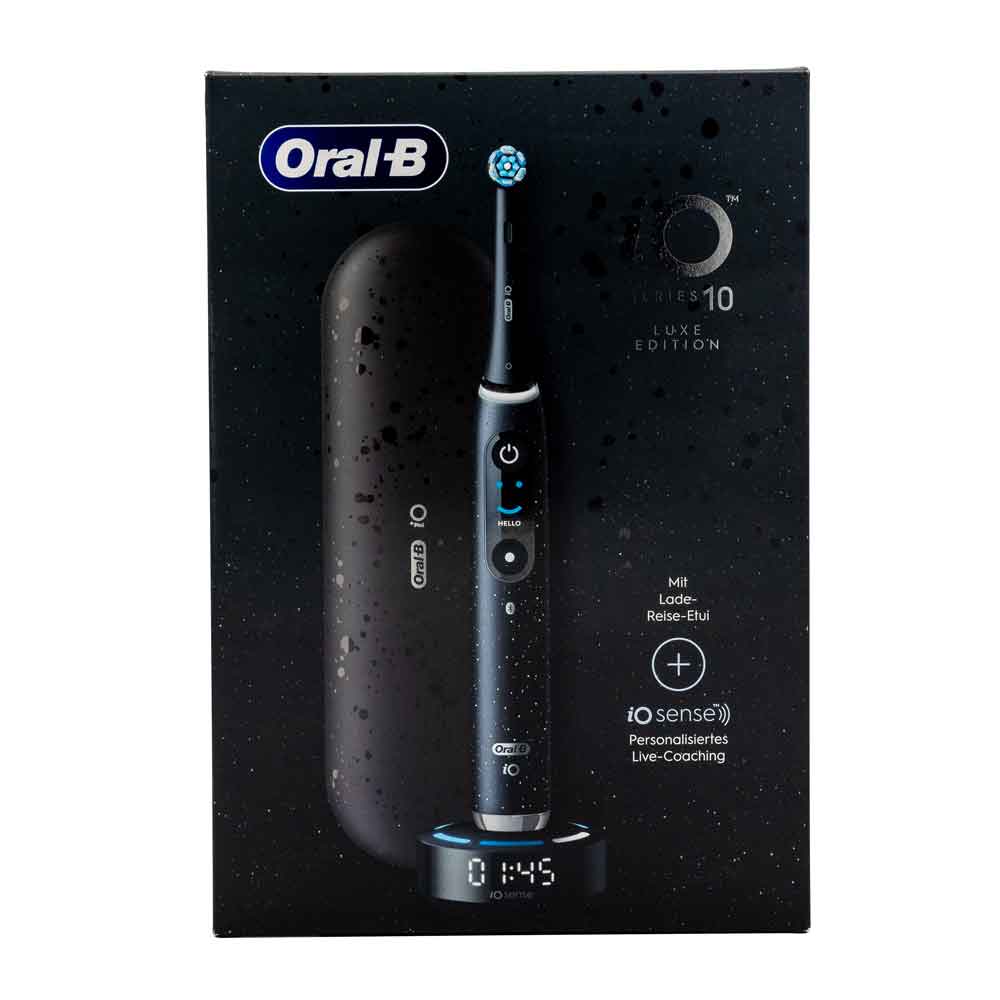 Braun Oral-B iO Series 10 Black Onyx Luxe Edition elektrisk tannbørste