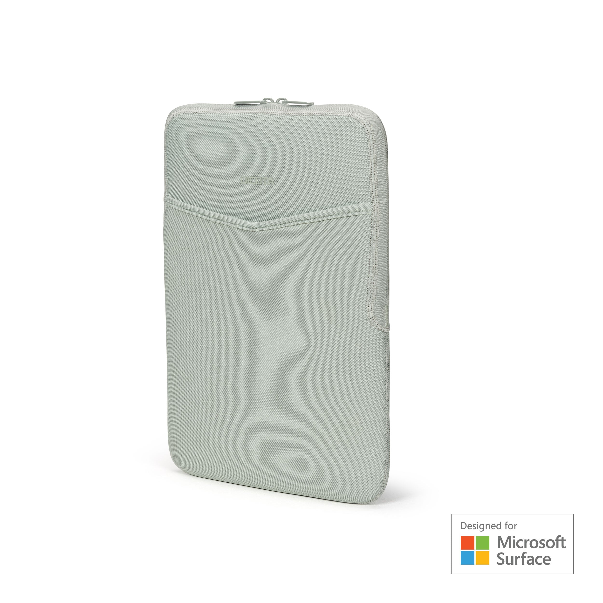 Dicota Sleeve Eco SLIM S til Microsoft Surface, sølv og Sage