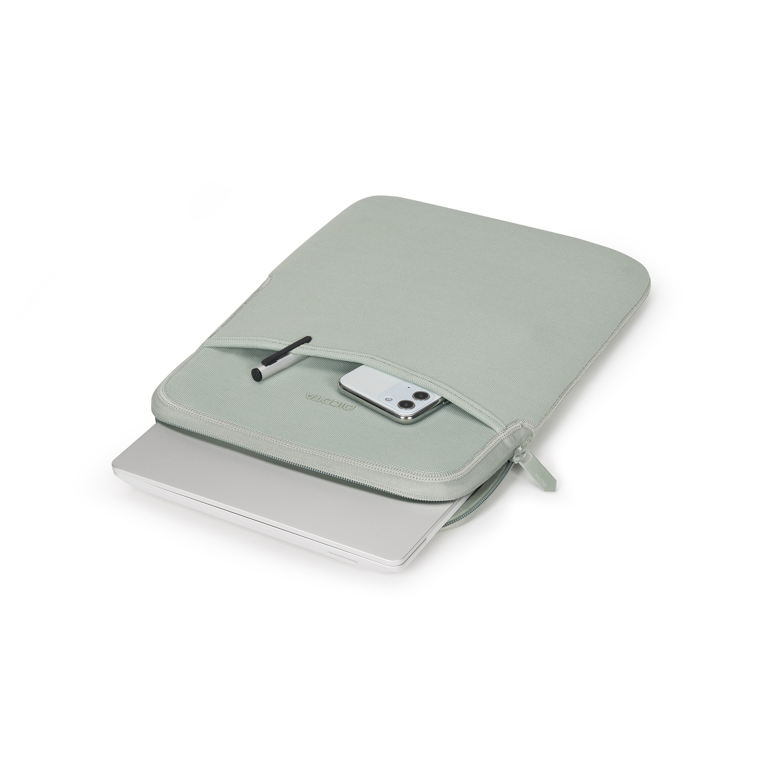 Dicota Sleeve Eco SLIM S til Microsoft Surface, sølv og Sage