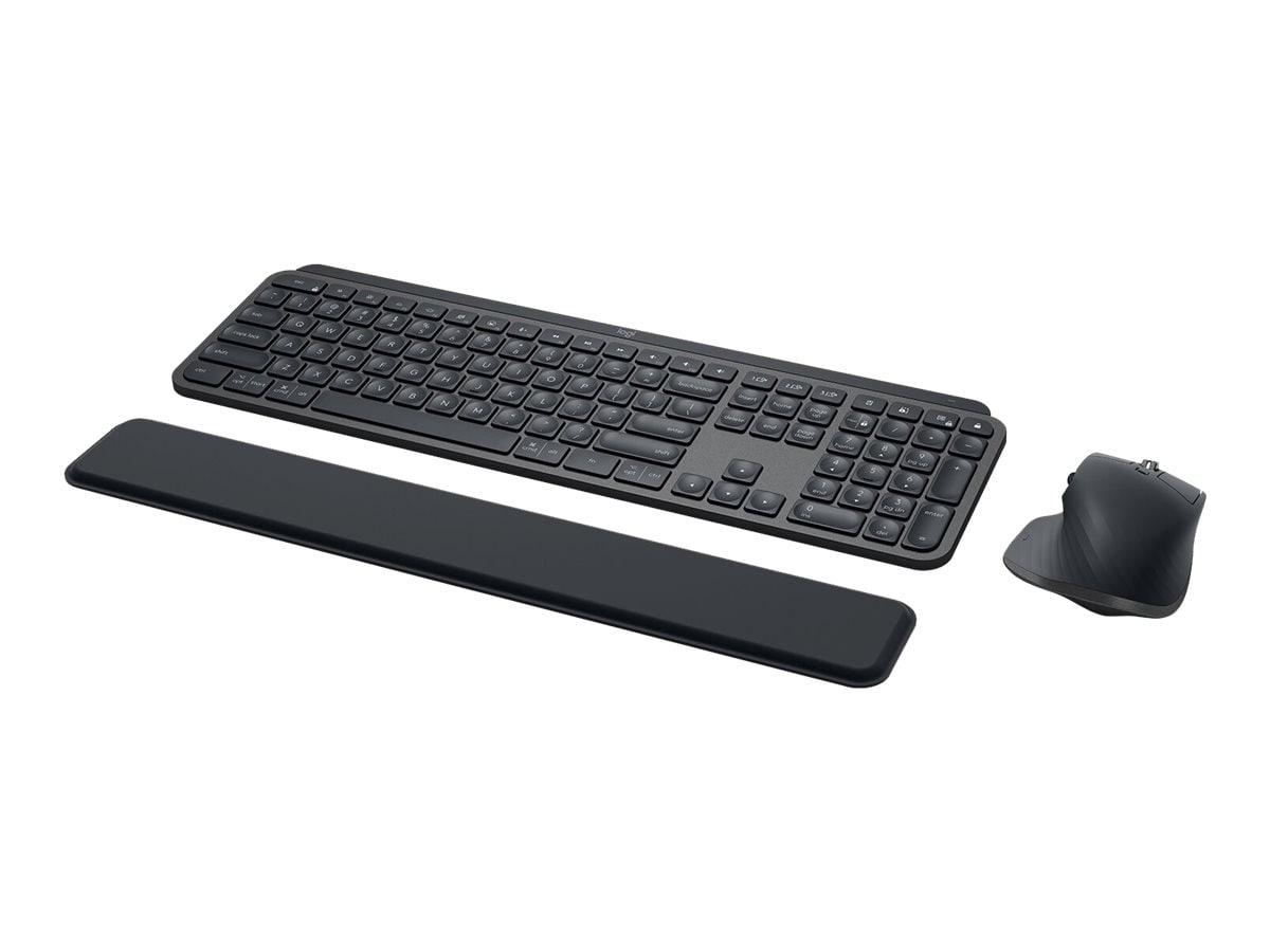 Logitech MX Keys Combo f. Business Set - Tastatur og mus - Trådløs DE - Grafitt