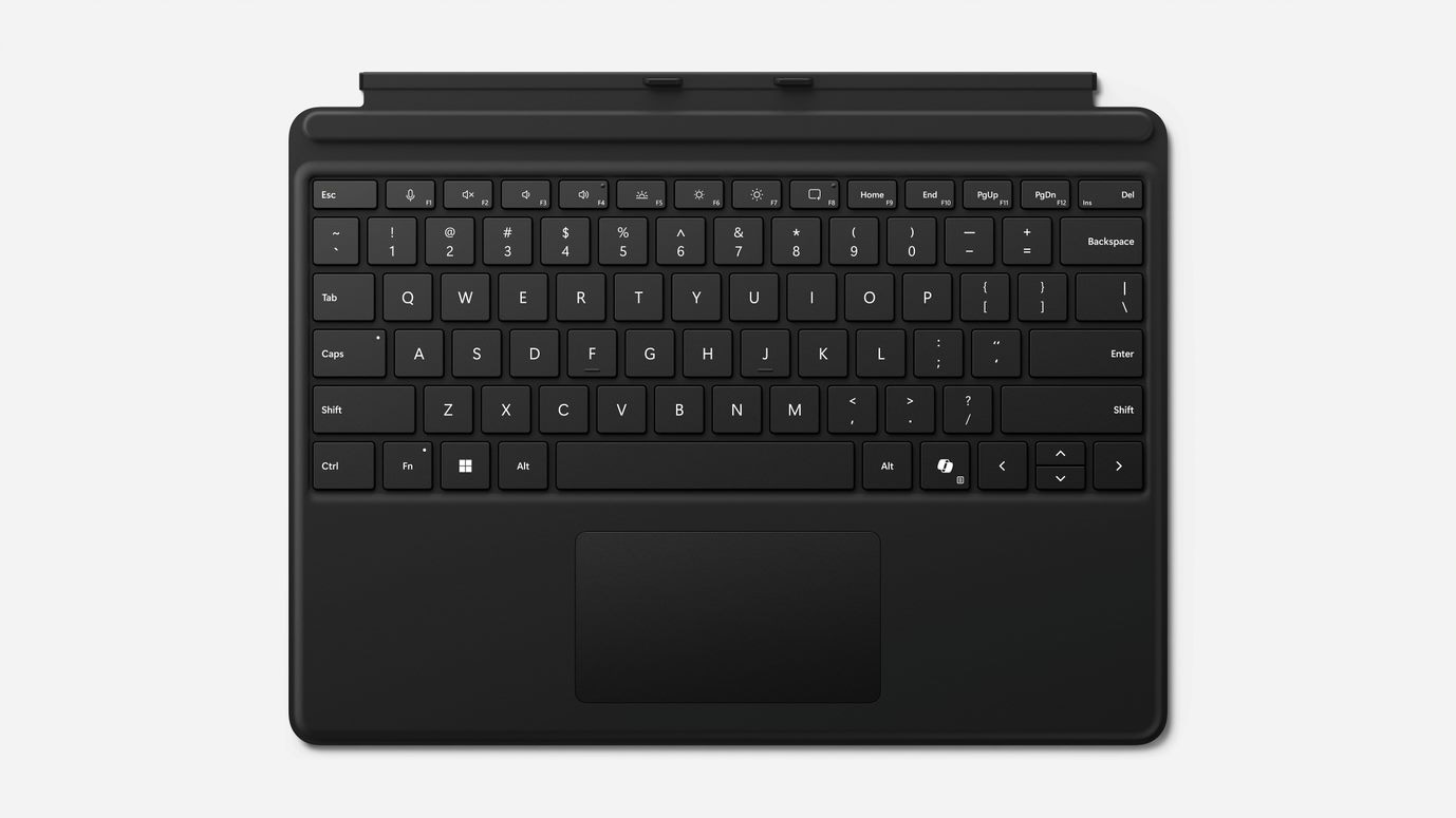 Microsoft Surface Pro Type Cover for Surface Pro 10/11. generasjon svart