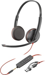 Poly Blackwire C3225 Stereo USB-C/A og 3,5 mm
