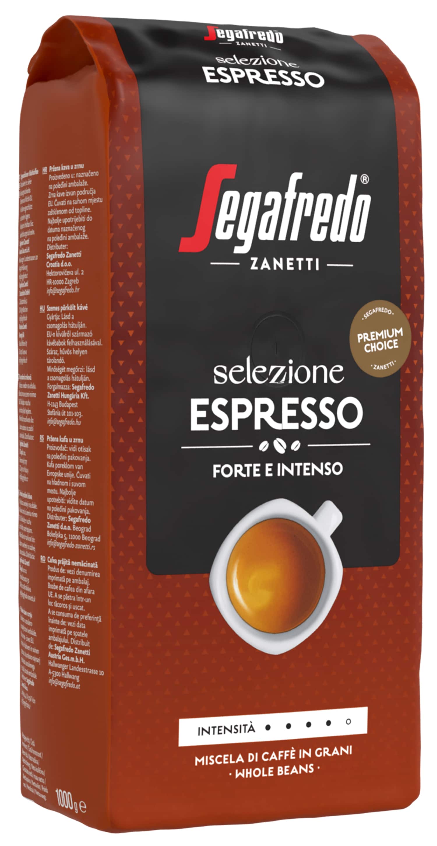 Segafredo Selezione Espresso 1000 g bønne