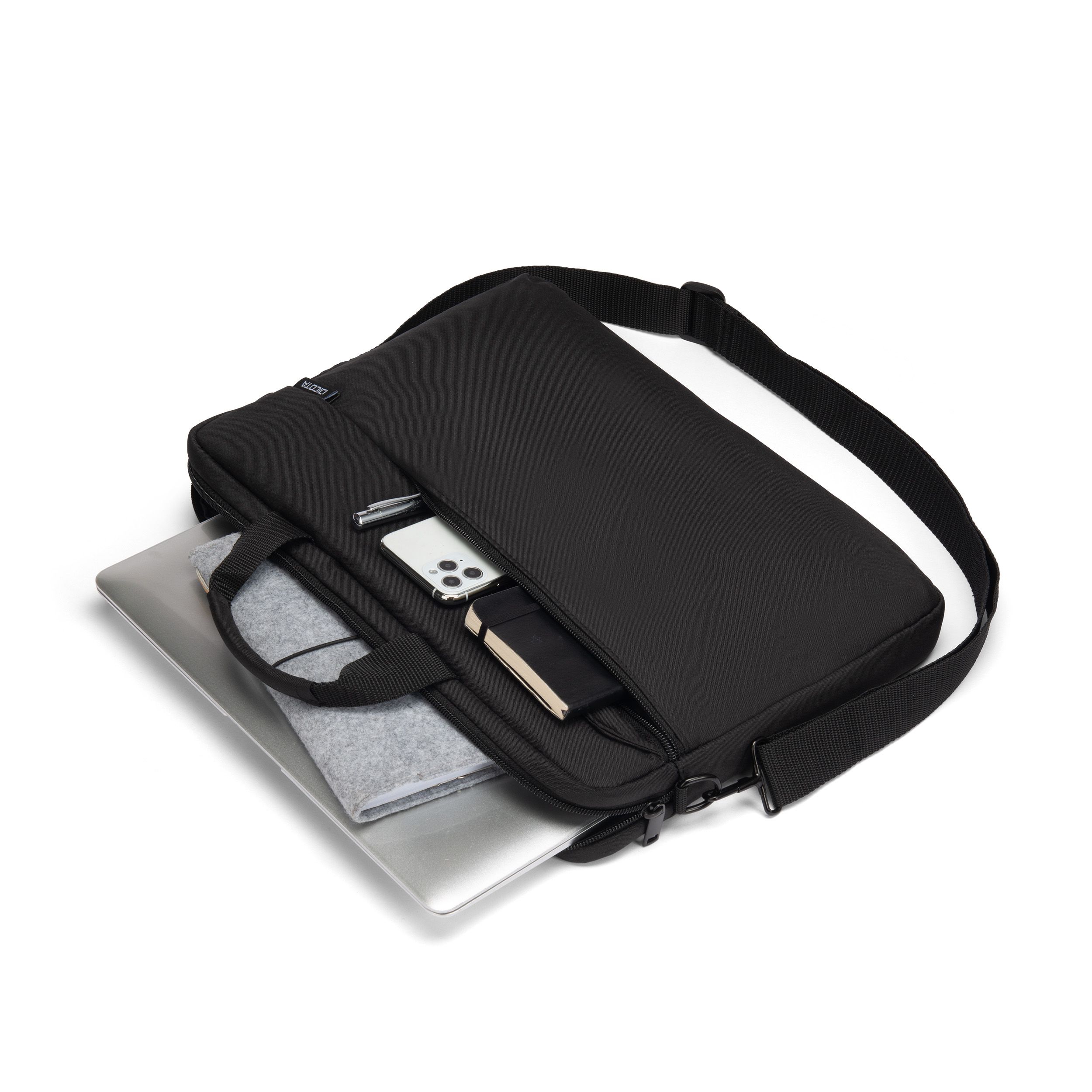 «Dicota bærbarveske Slim Case ONE 14–16" Svart»