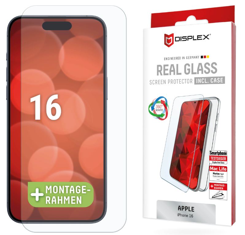 DISPLEX-glassmonter iPhone 16