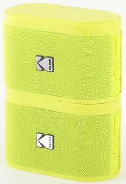 Kodak SoundBrix trådløs stabelhøyttaler (Yellins Yellow), 2 stk
