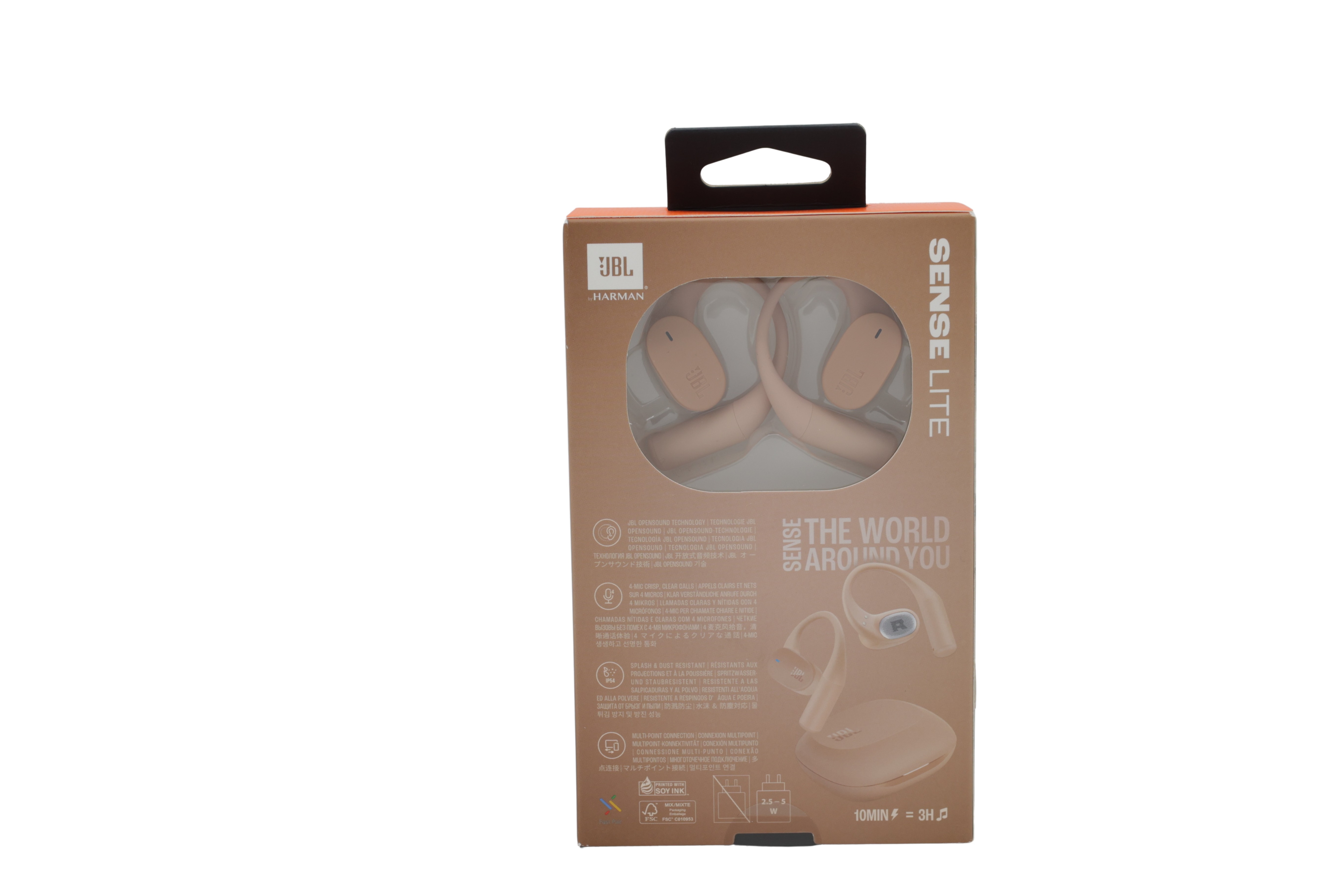 JBL Sense Lite-hodetelefoner, kremfarge
