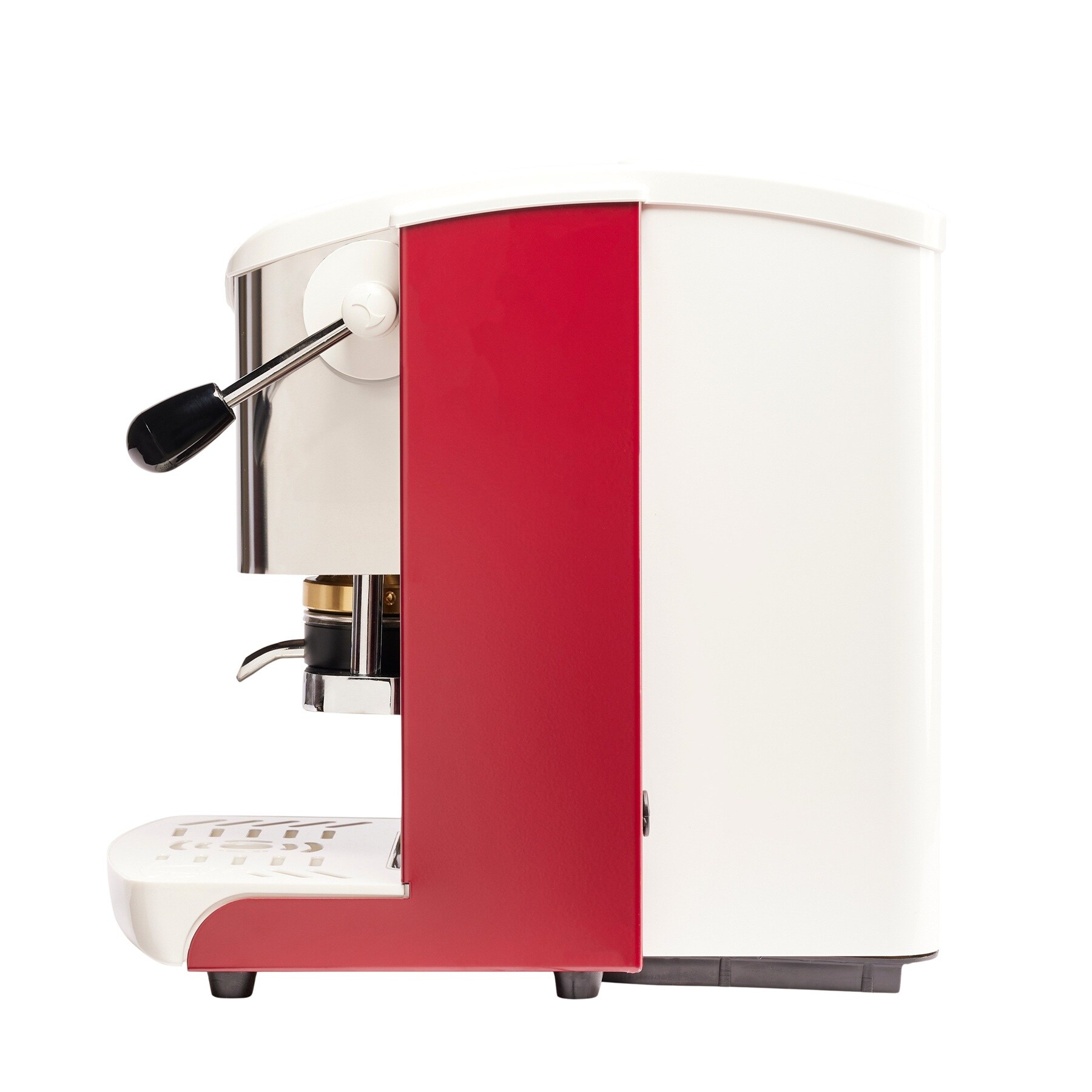 Faber Slot Inox ESE Pad espressomaskin Vinrød Hvit Inox