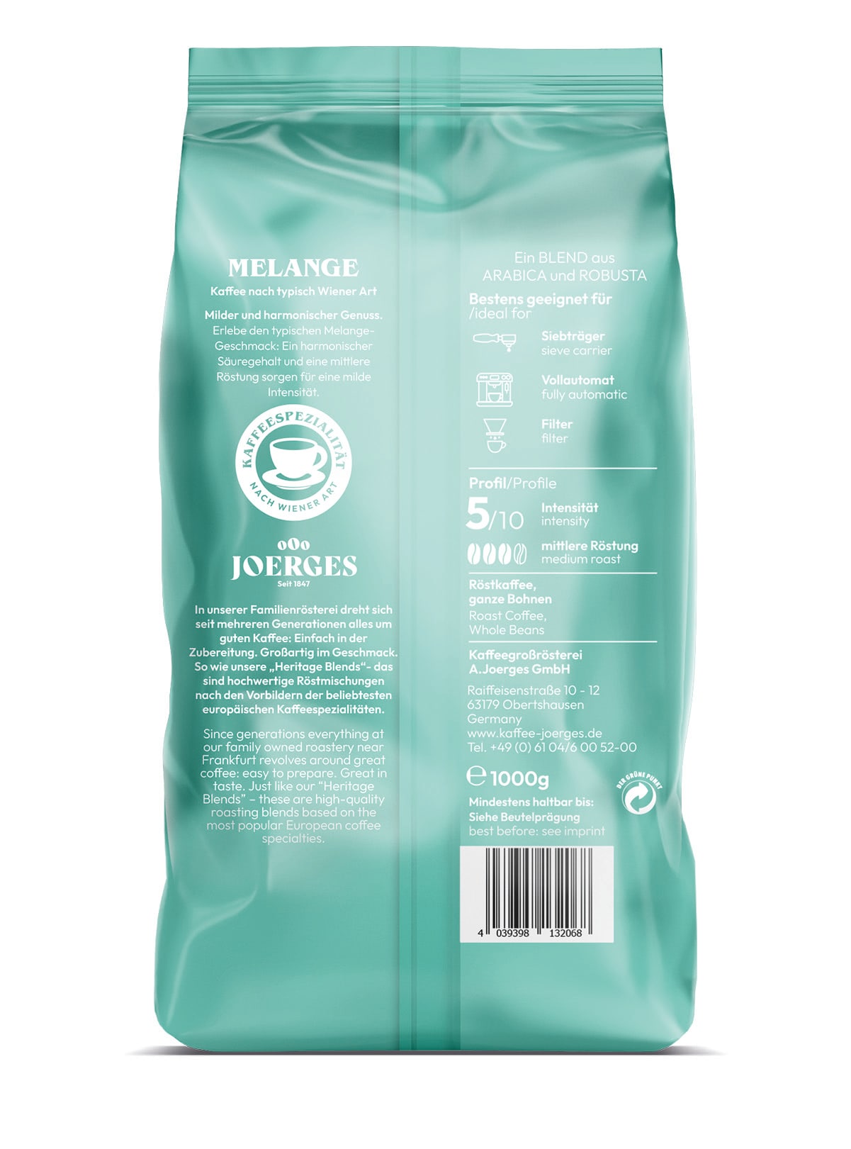 Joerges Heritage Melange 1 kg bønner