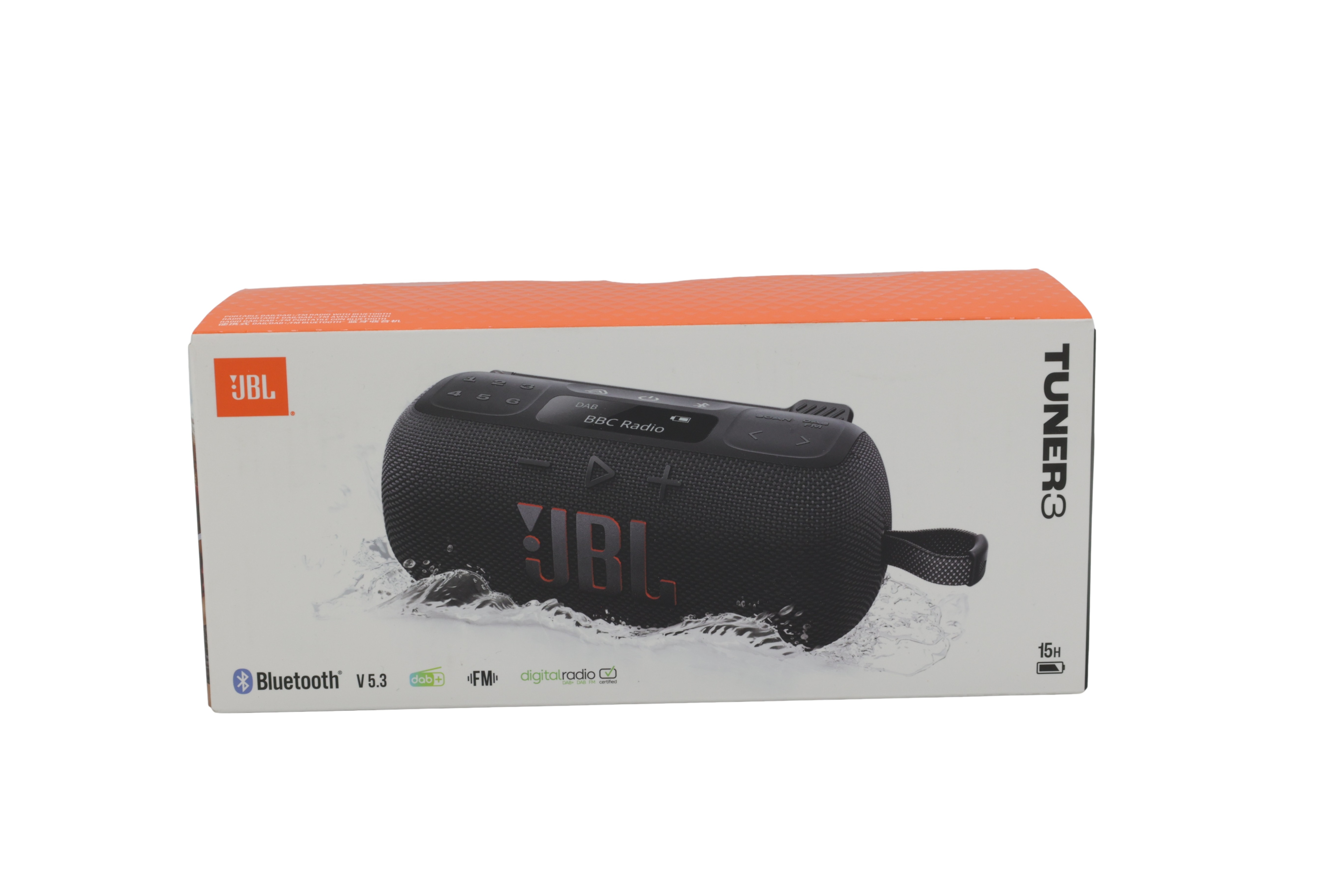 JBL Tuner 3 bærbar DAB/UKW BT-radio, IP68, svart