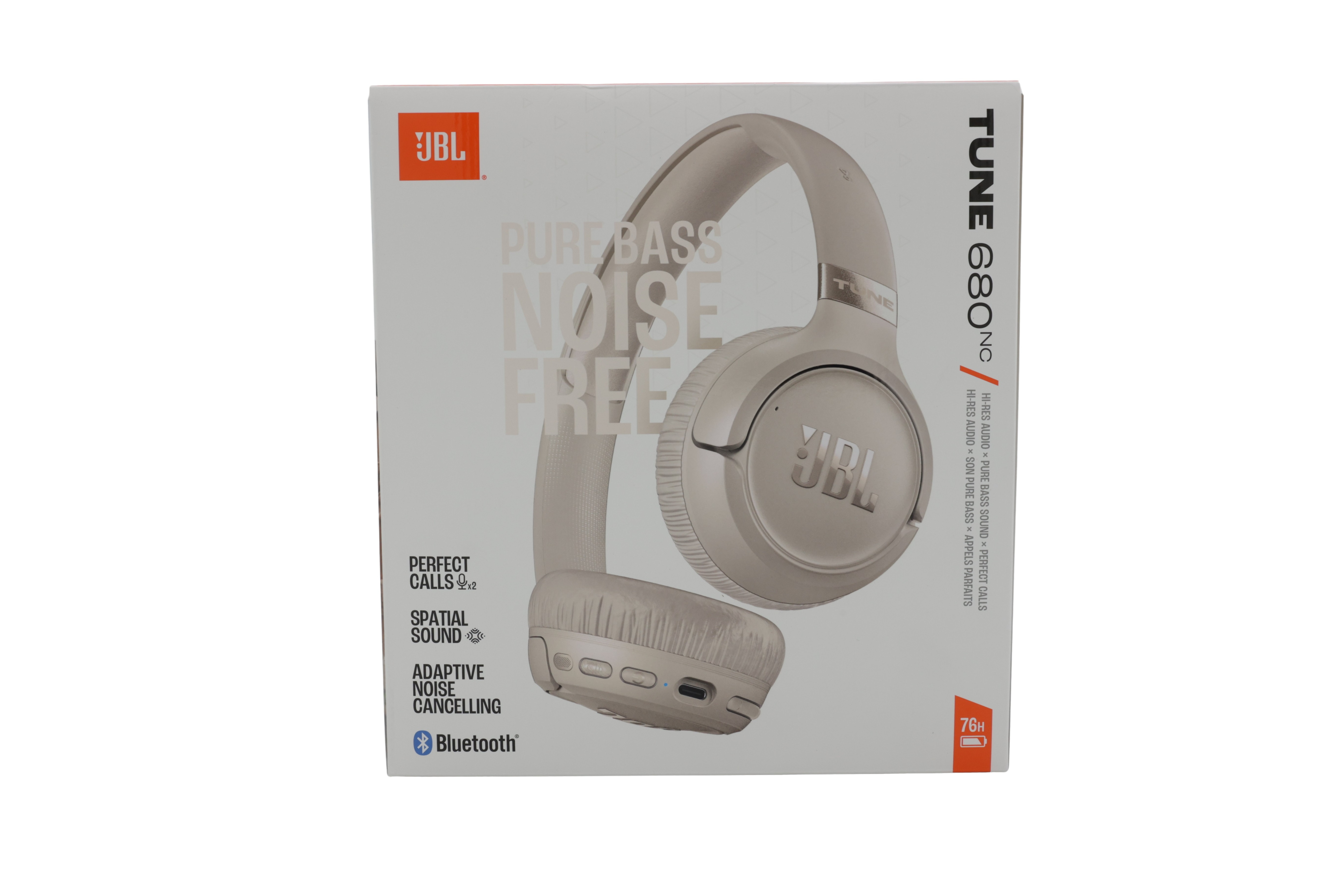 JBL JBLT680NCBEG On-Ear-hodetelefoner, mokka