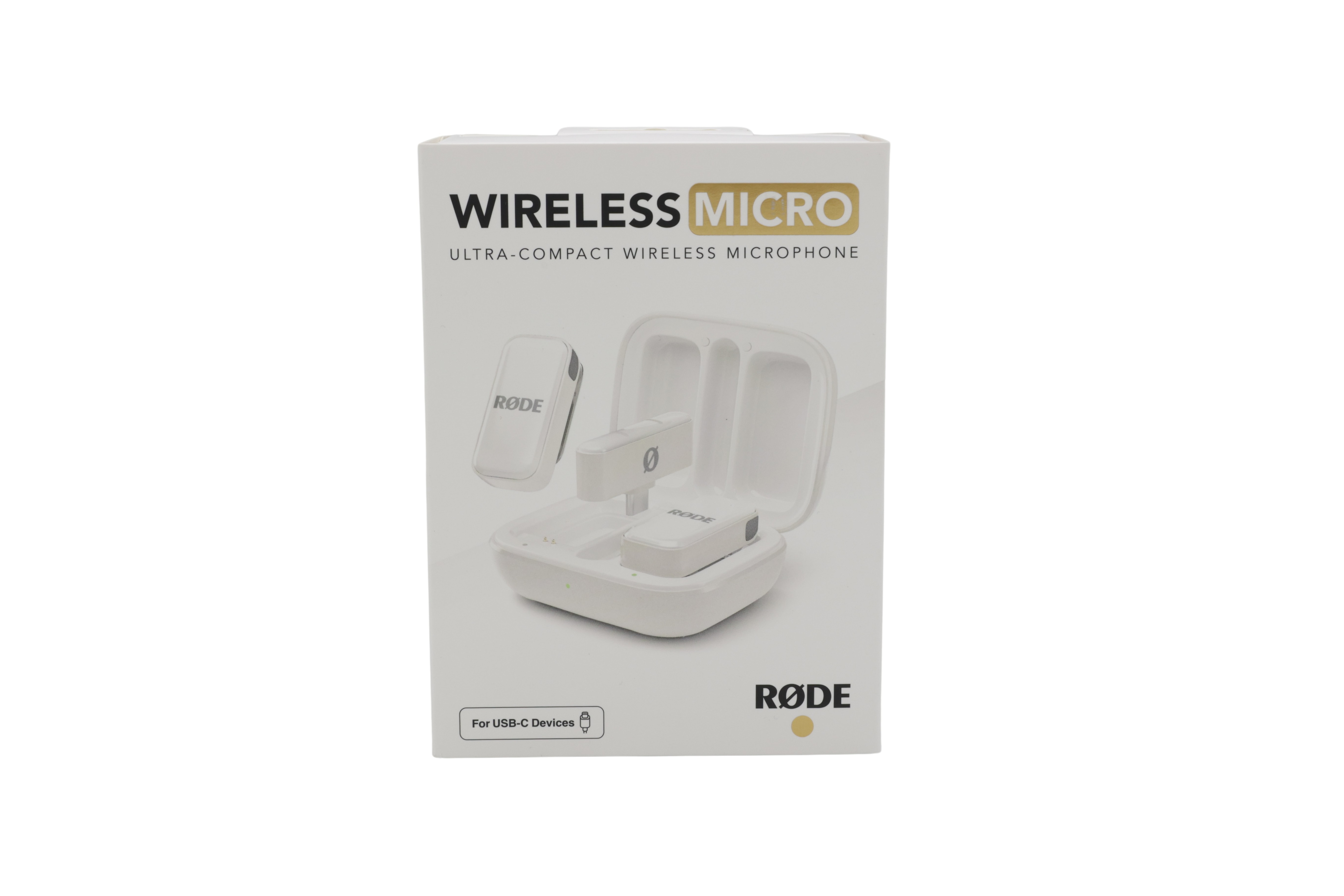 Rode Trådløs Micro USB-C, hvit