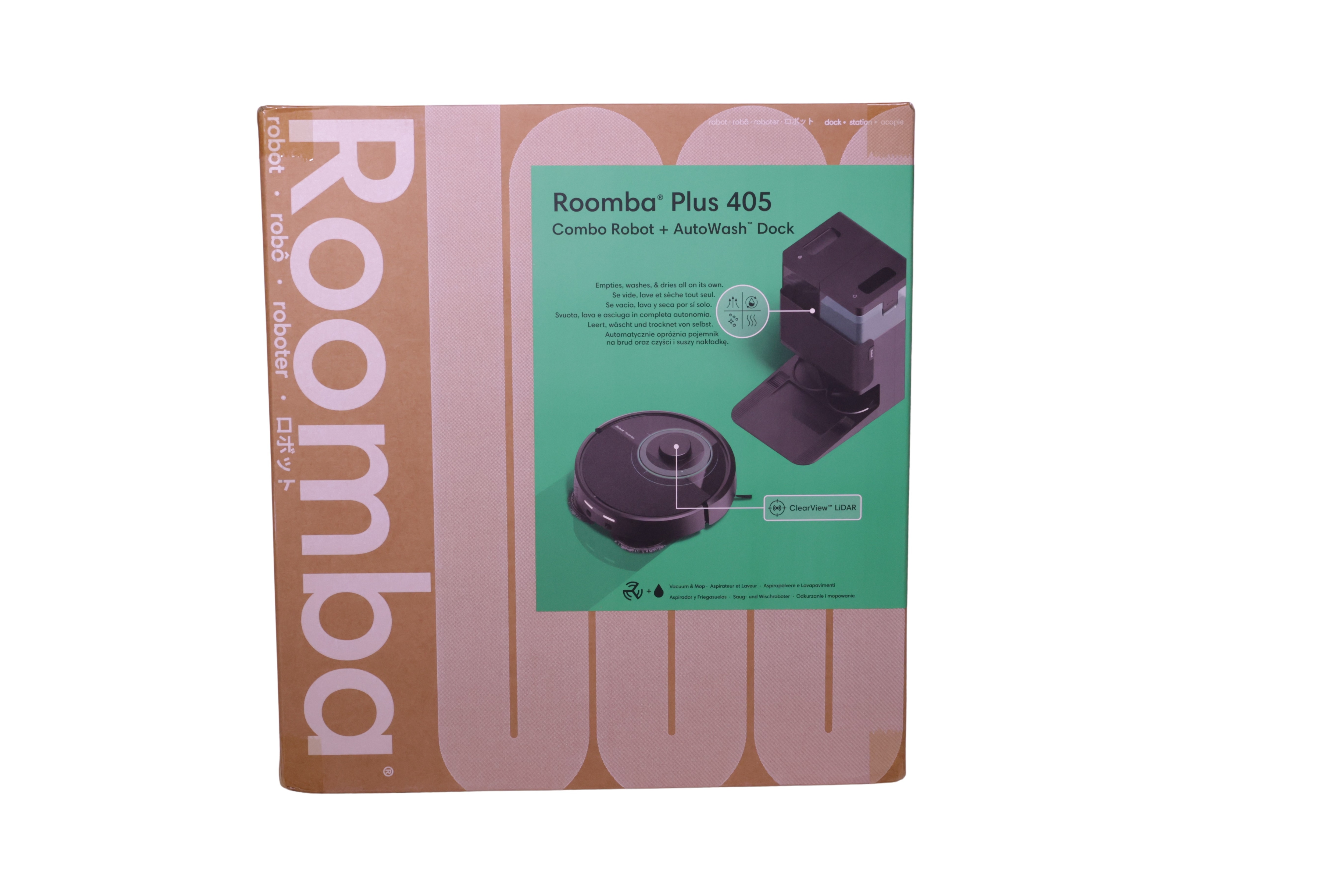 iRobot Roomba Plus 405 Combo, svart