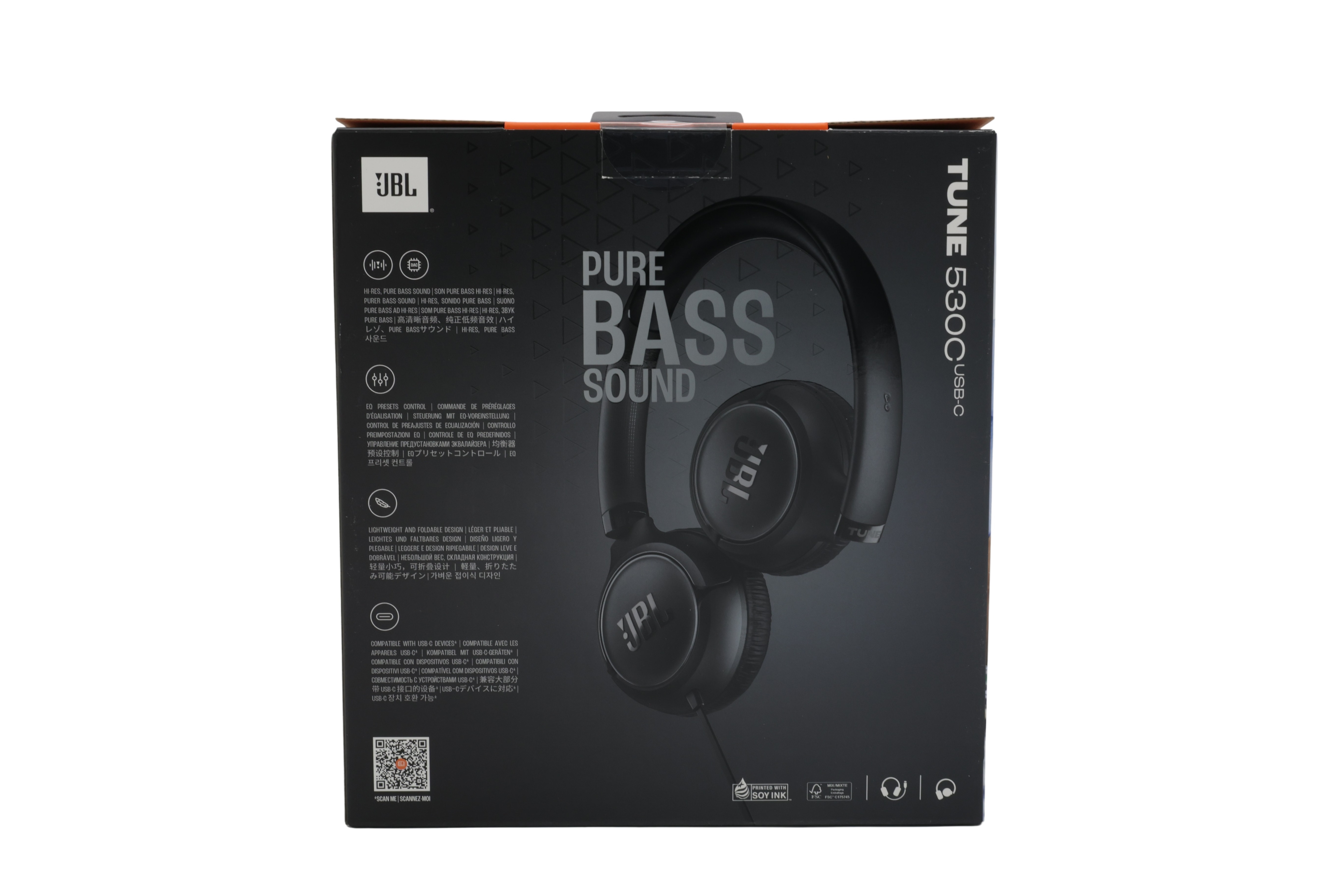 JBL JBLT530CBLK Tune 530 C hodetelefoner, svart
