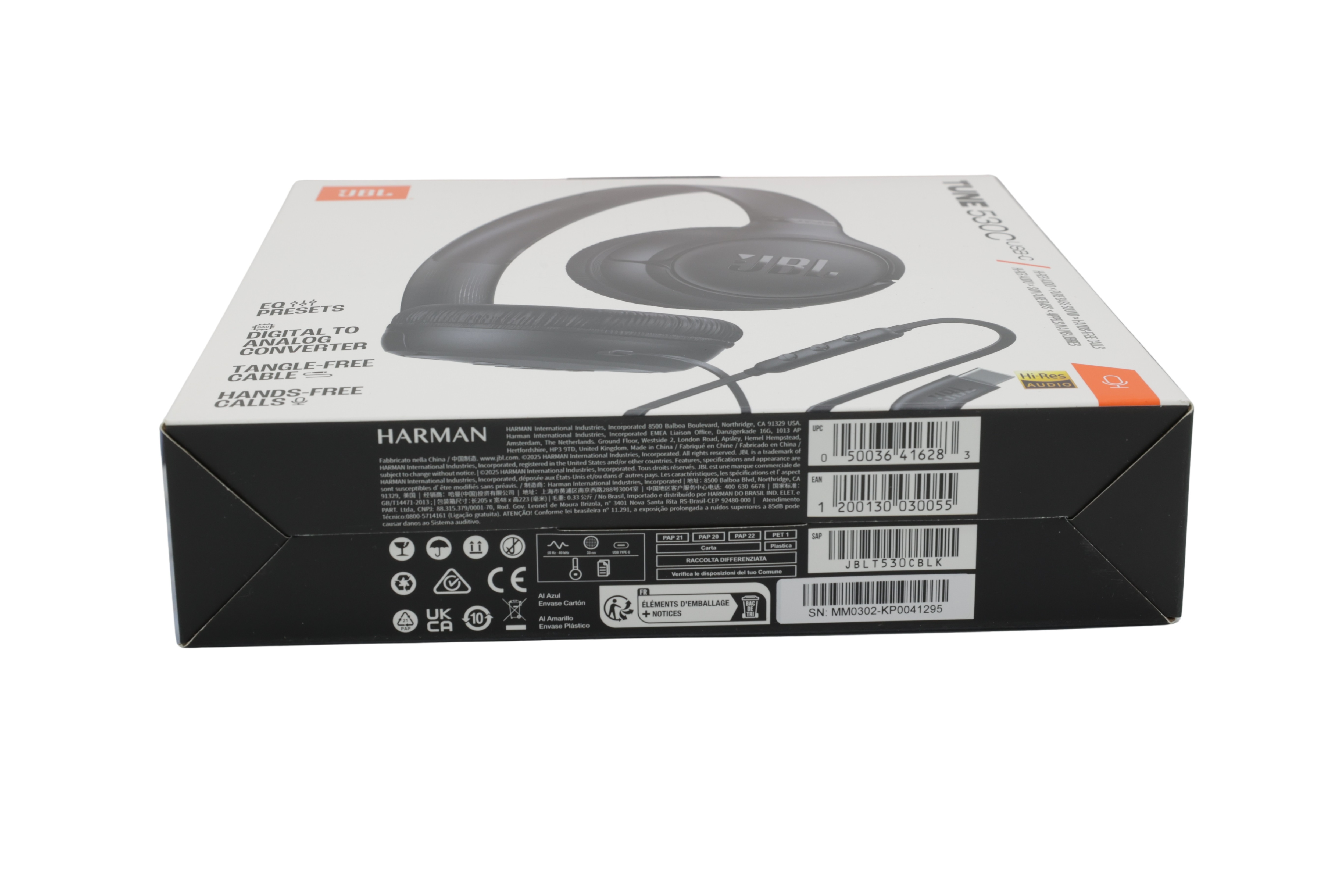 JBL JBLT530CBLK Tune 530 C hodetelefoner, svart