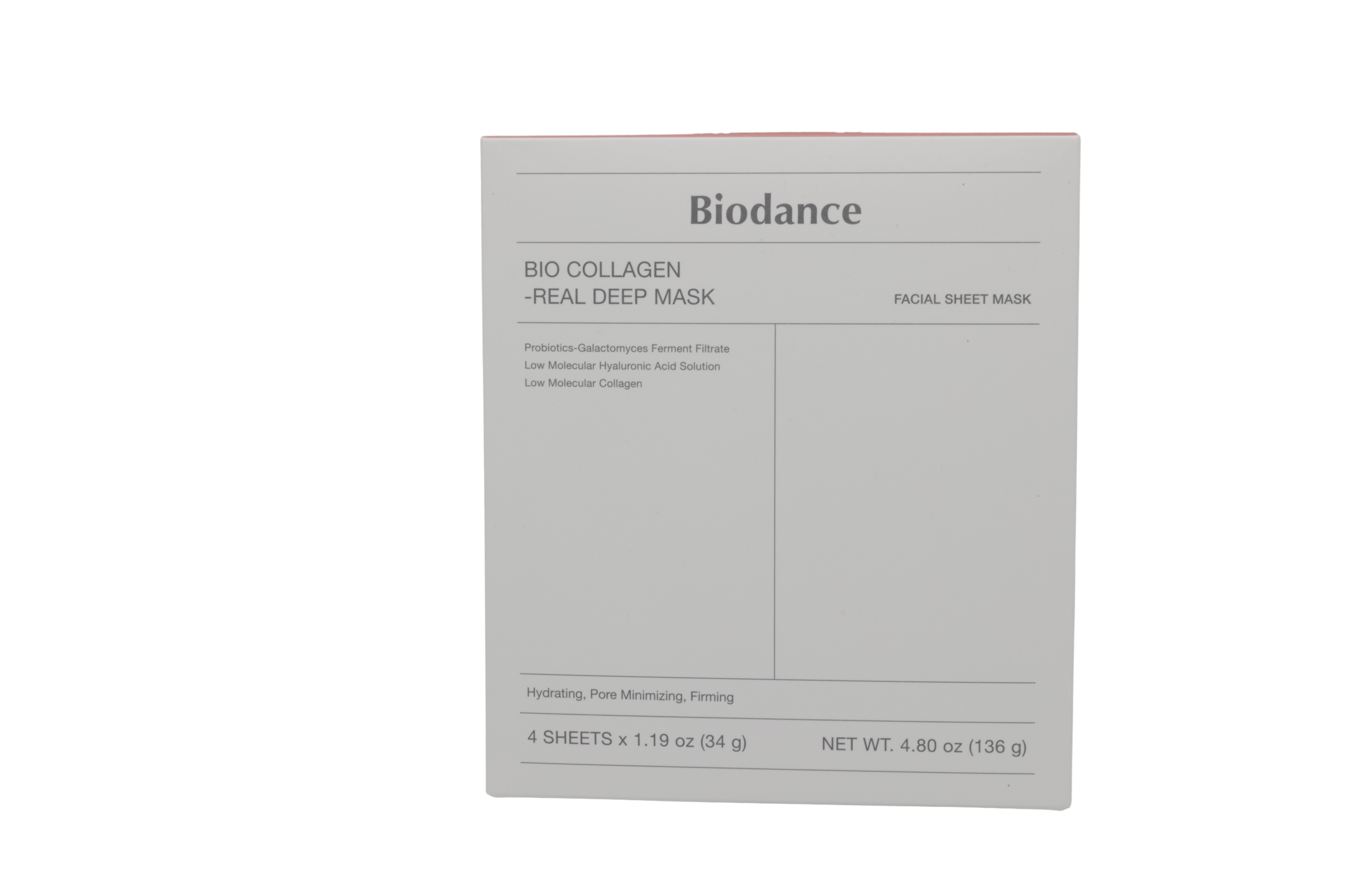 Biodance Bio Collagen-Real Deep Mask 34G x 4 (Rosa)