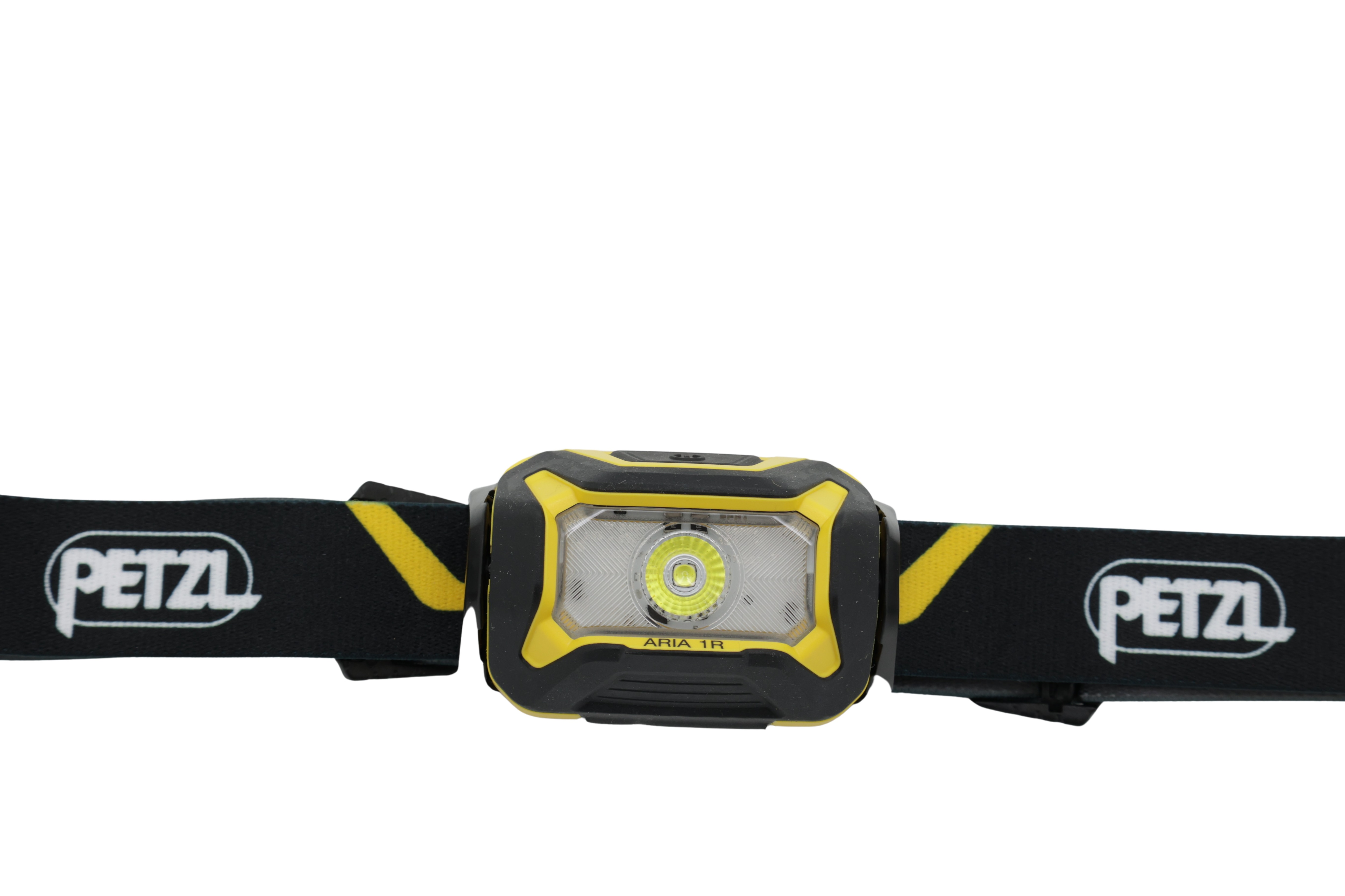 Petzl E069CB00 Hodelykt ARIA 1R svart/gul