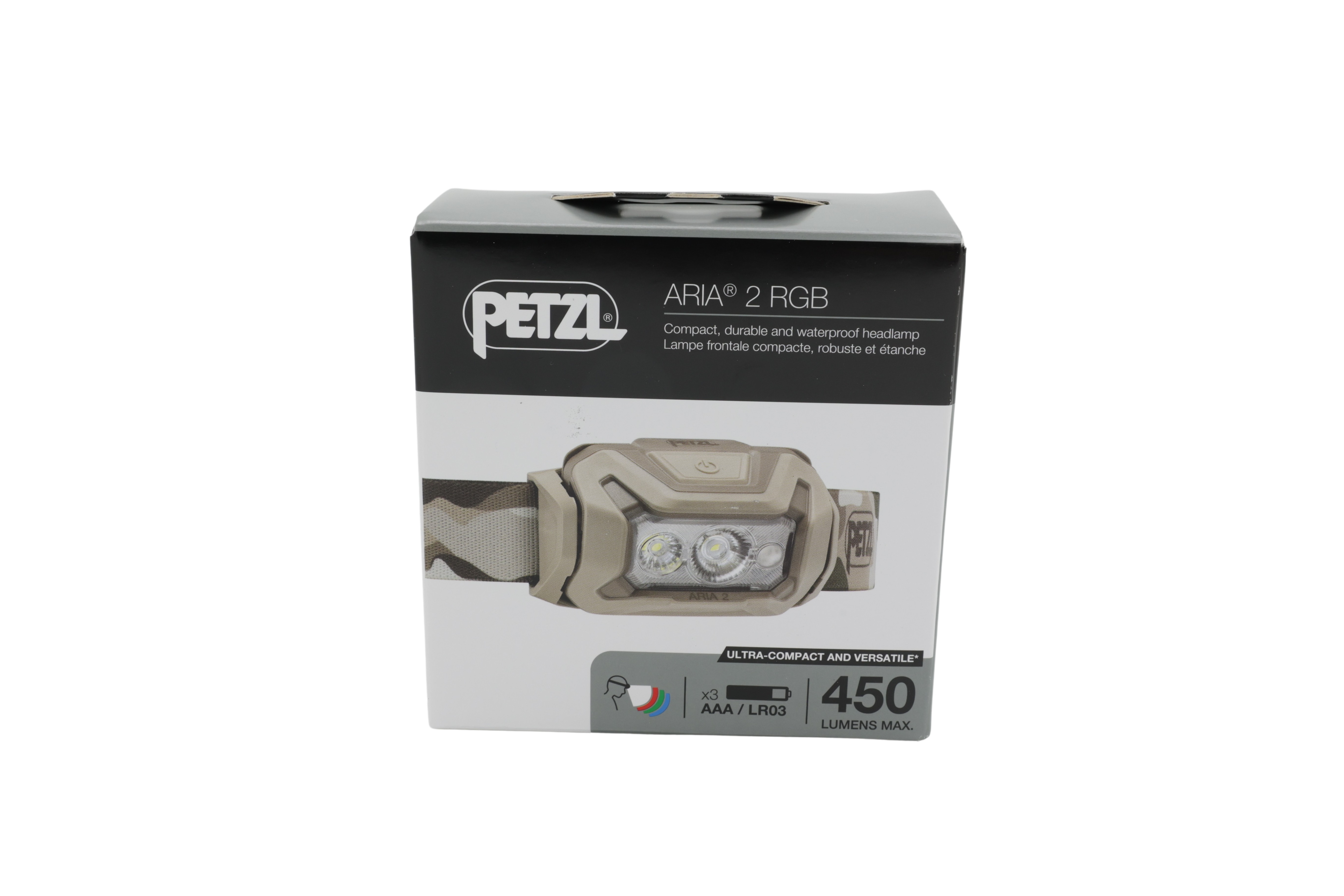 Petzl E070BB01 Hodelykt ARIA 2 RGB camo