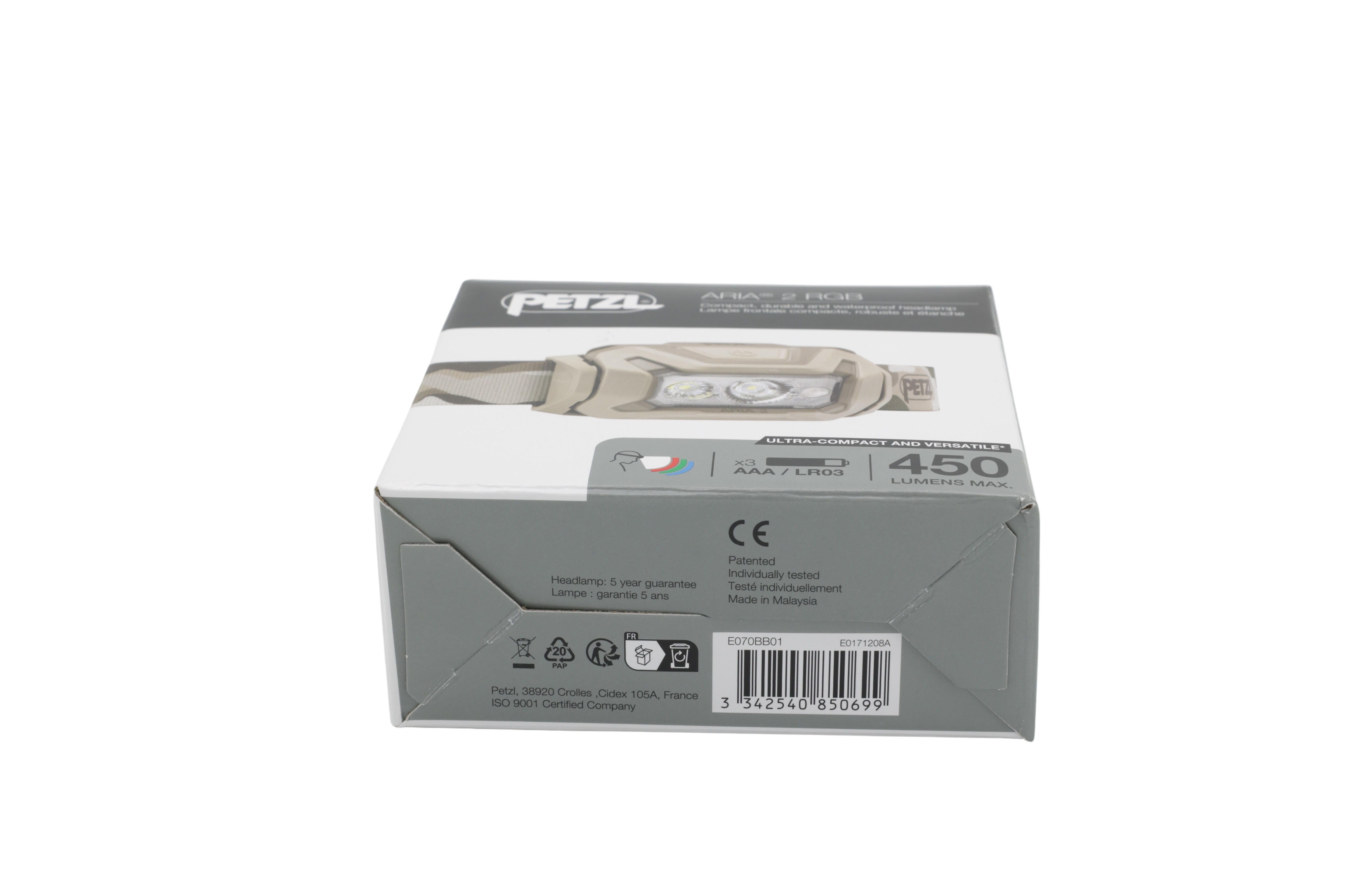 Petzl E070BB01 Hodelykt ARIA 2 RGB camo
