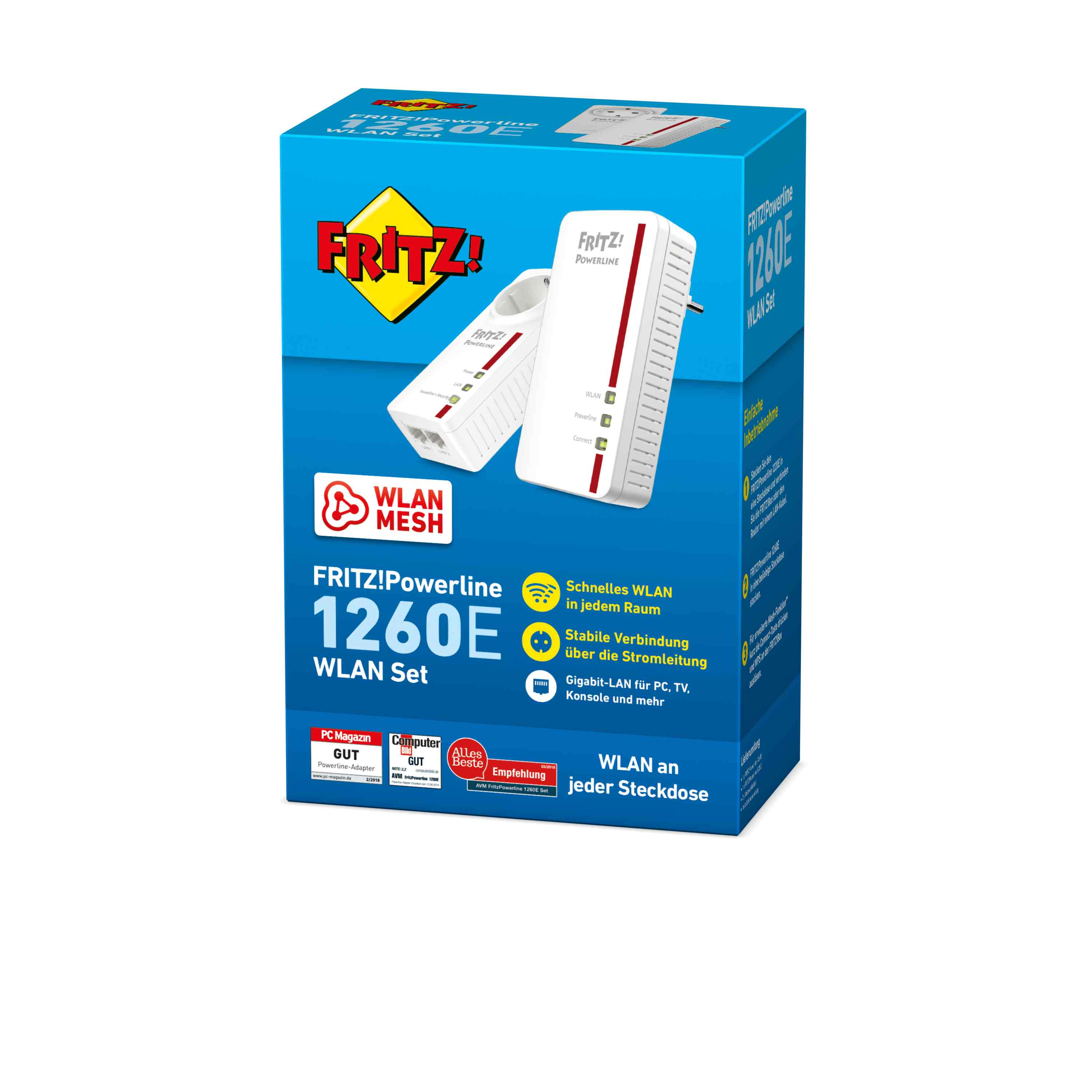 FRITZ! Powerline 1260E WLAN-sett