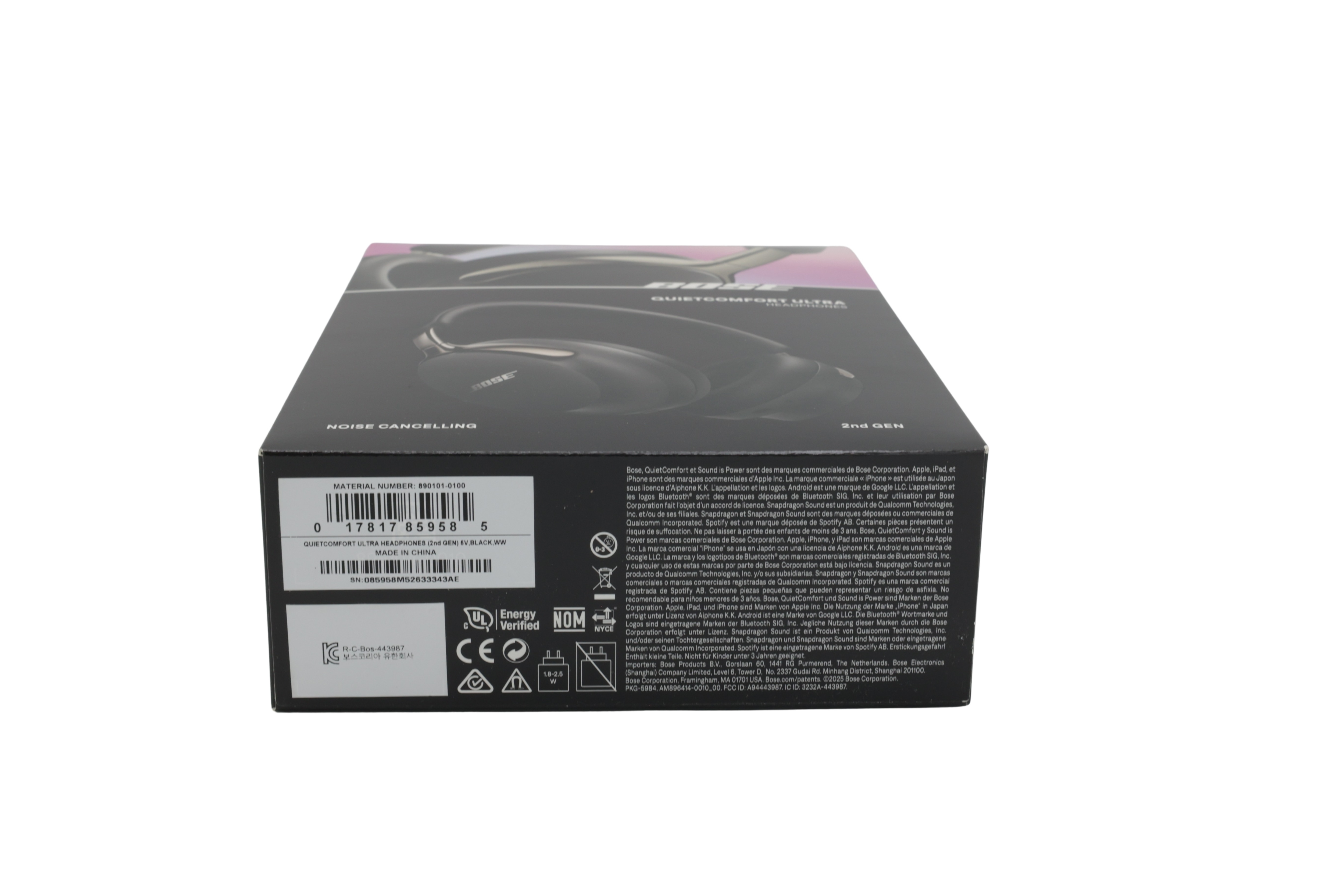 Bose QuietComfort Ultra -2.GEN. svart