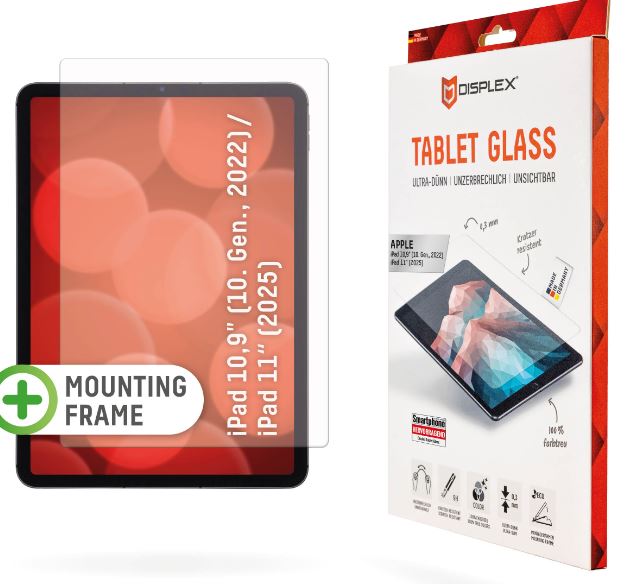 "DISPLEX Tablet Glass iPad 10,9""(10. generasjon)/11""(2025)"